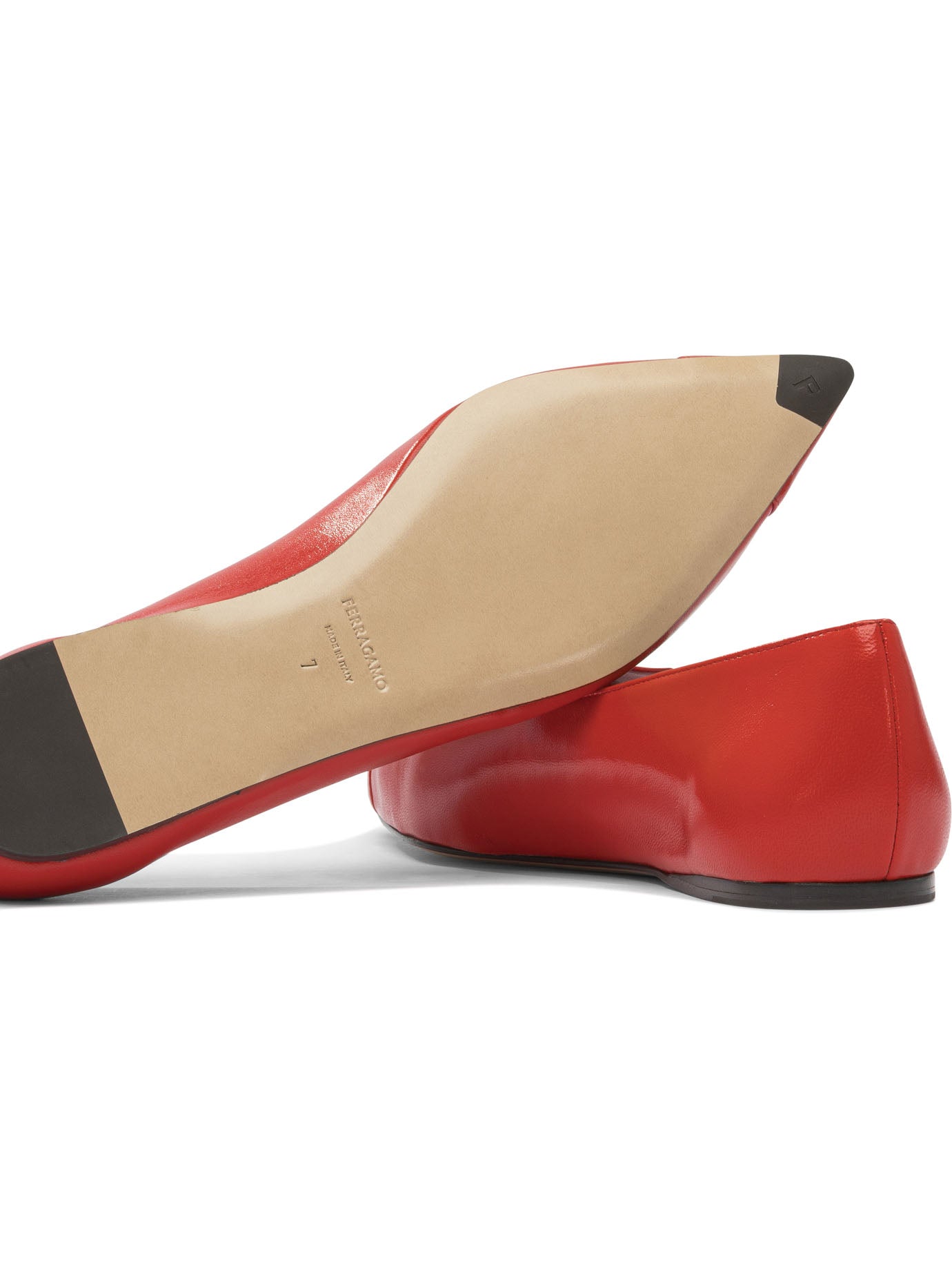 Ferragamo Elegant Leather Ballerinas for Women