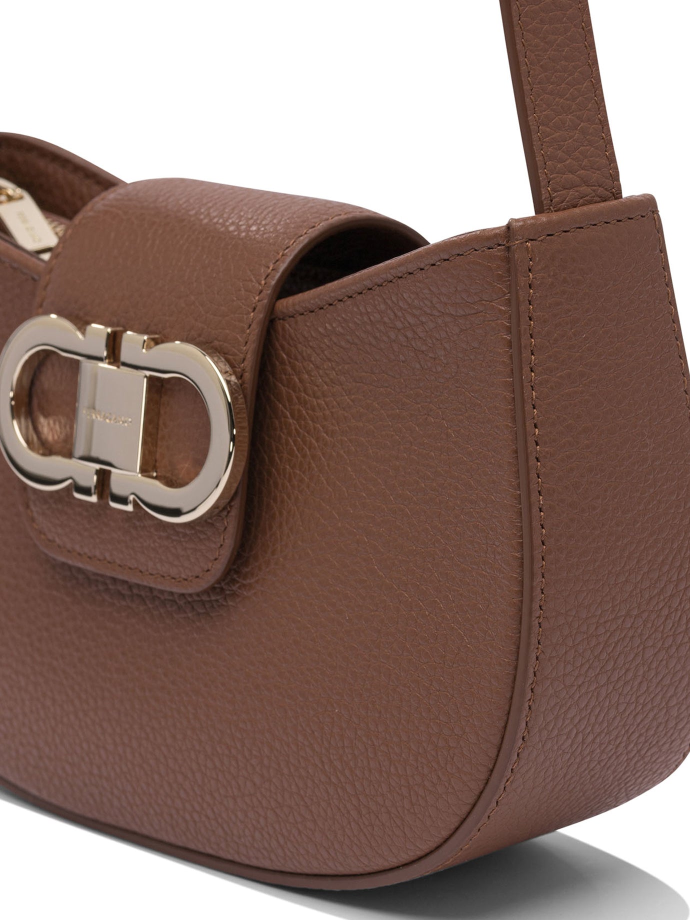 Ferragamo Mini Shoulder Handbag with Lamb Lining - FW25