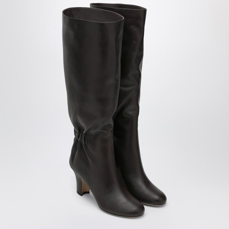 Ferragamo Ruched Leather Boots for Women