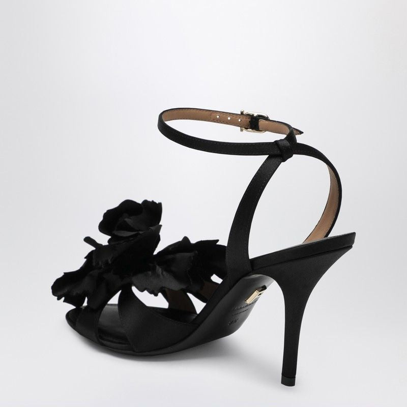 Ferragamo High Stiletto Heel Flower Sandals