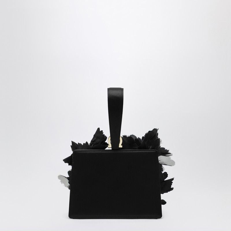 Ferragamo Mini Clutch with Floral Embellishments