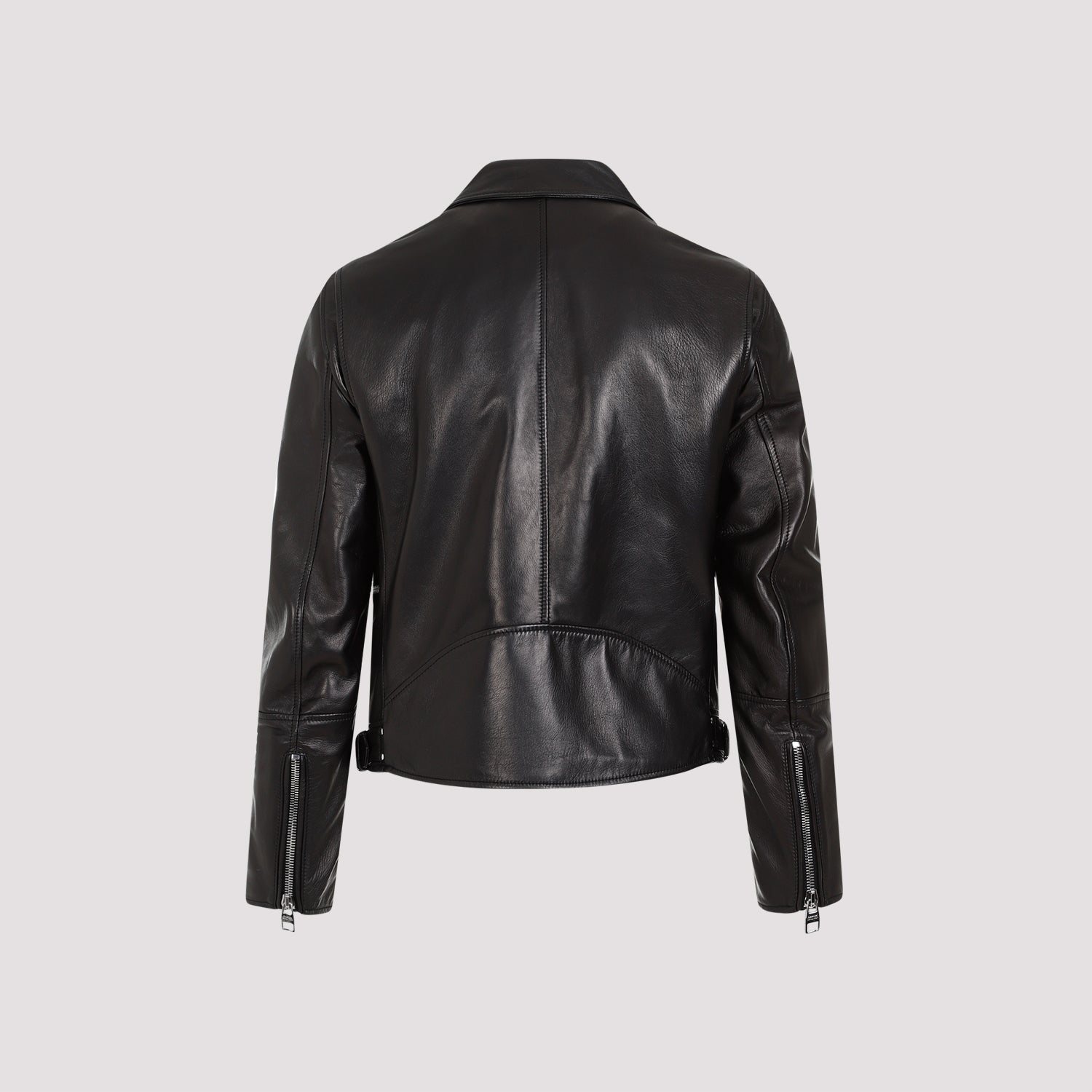 ALEXANDER MCQUEEN Men's Leather Biker Jacket
