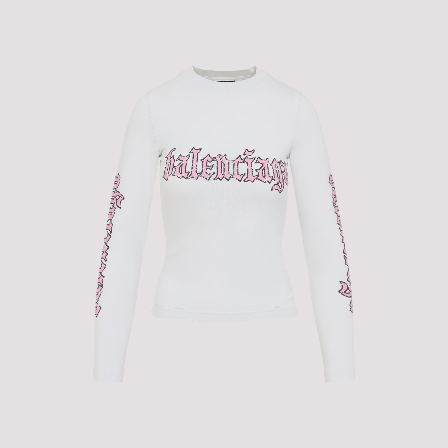 BALENCIAGA Fitted Long Sleeve T-shirt