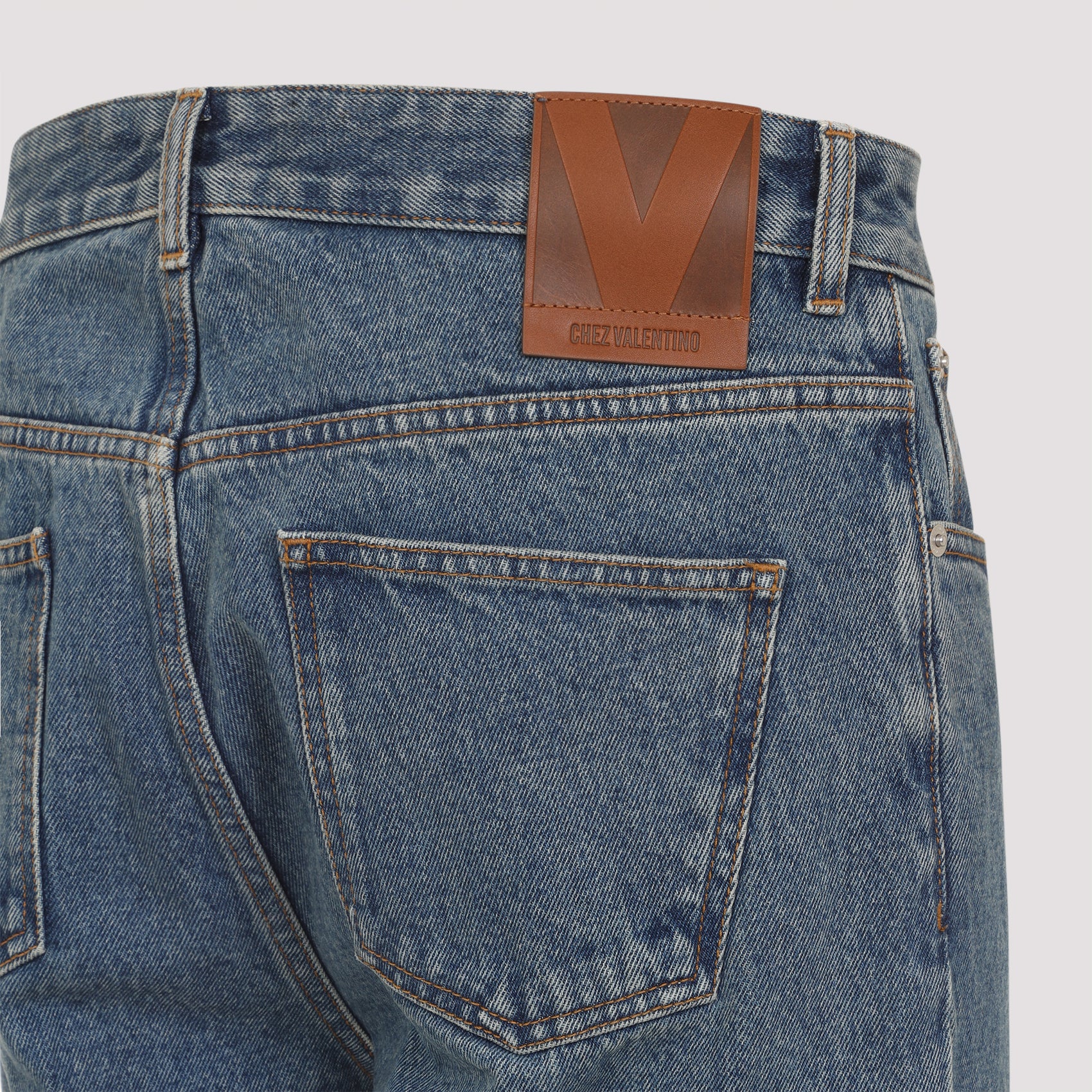 VALENTINO Men's Classic Cotton Jeans - FW25 Collection