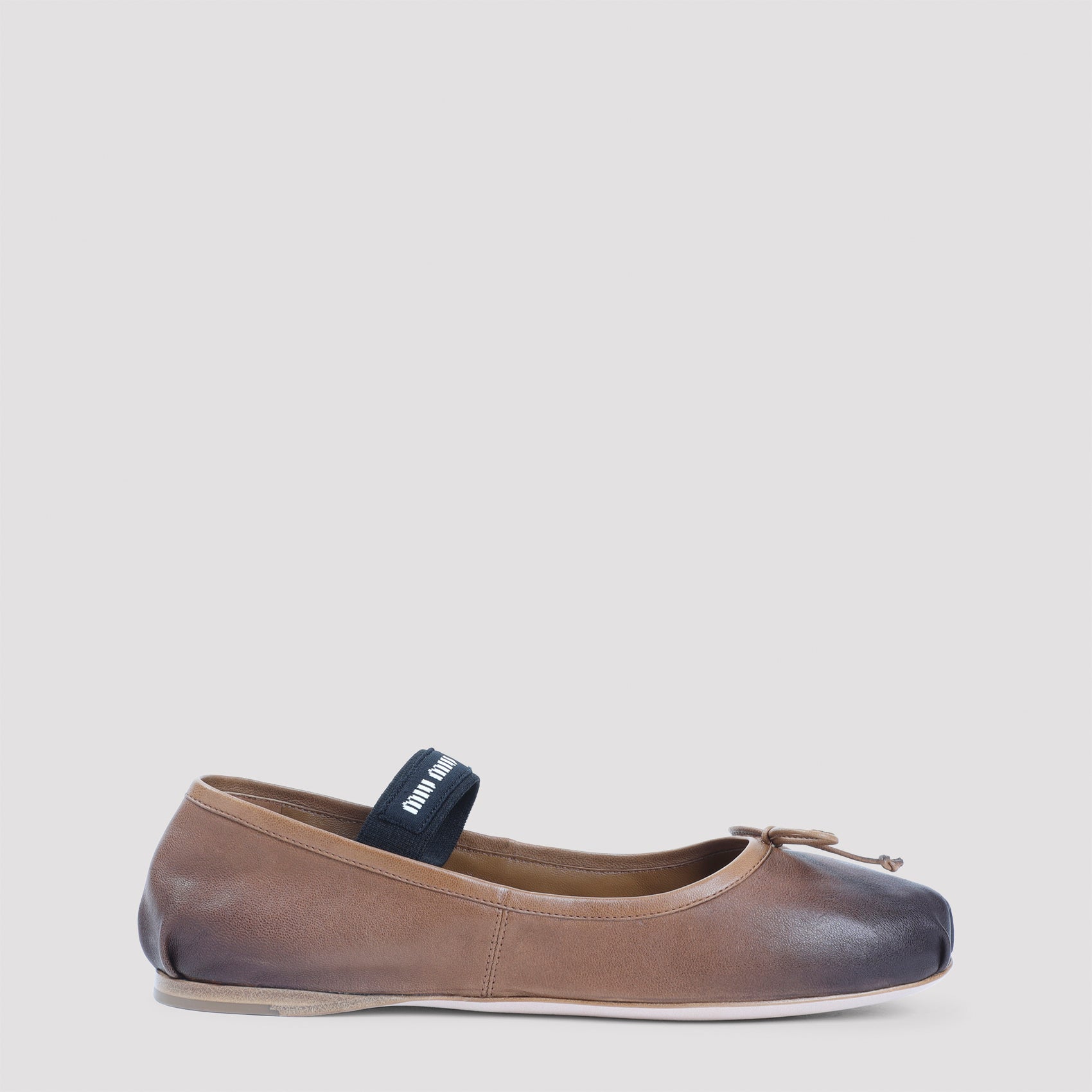MIU MIU Men's Mini Leather Ballerinas