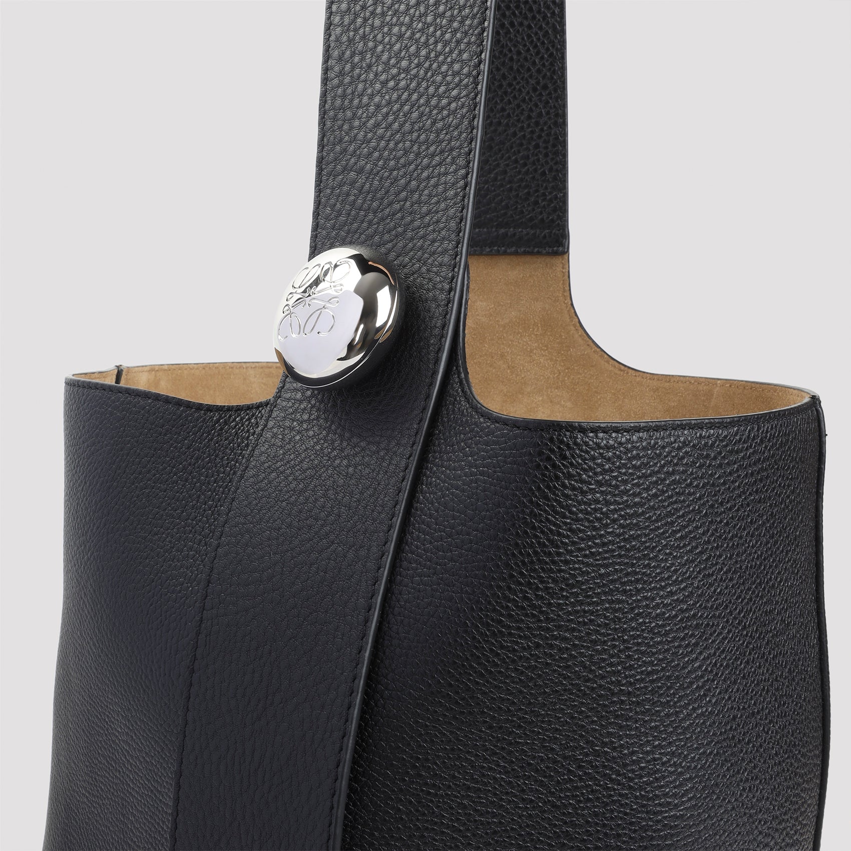 LOEWE Large Pebble Bucket Handbag - Dimensions 33cm x 28cm x 27cm