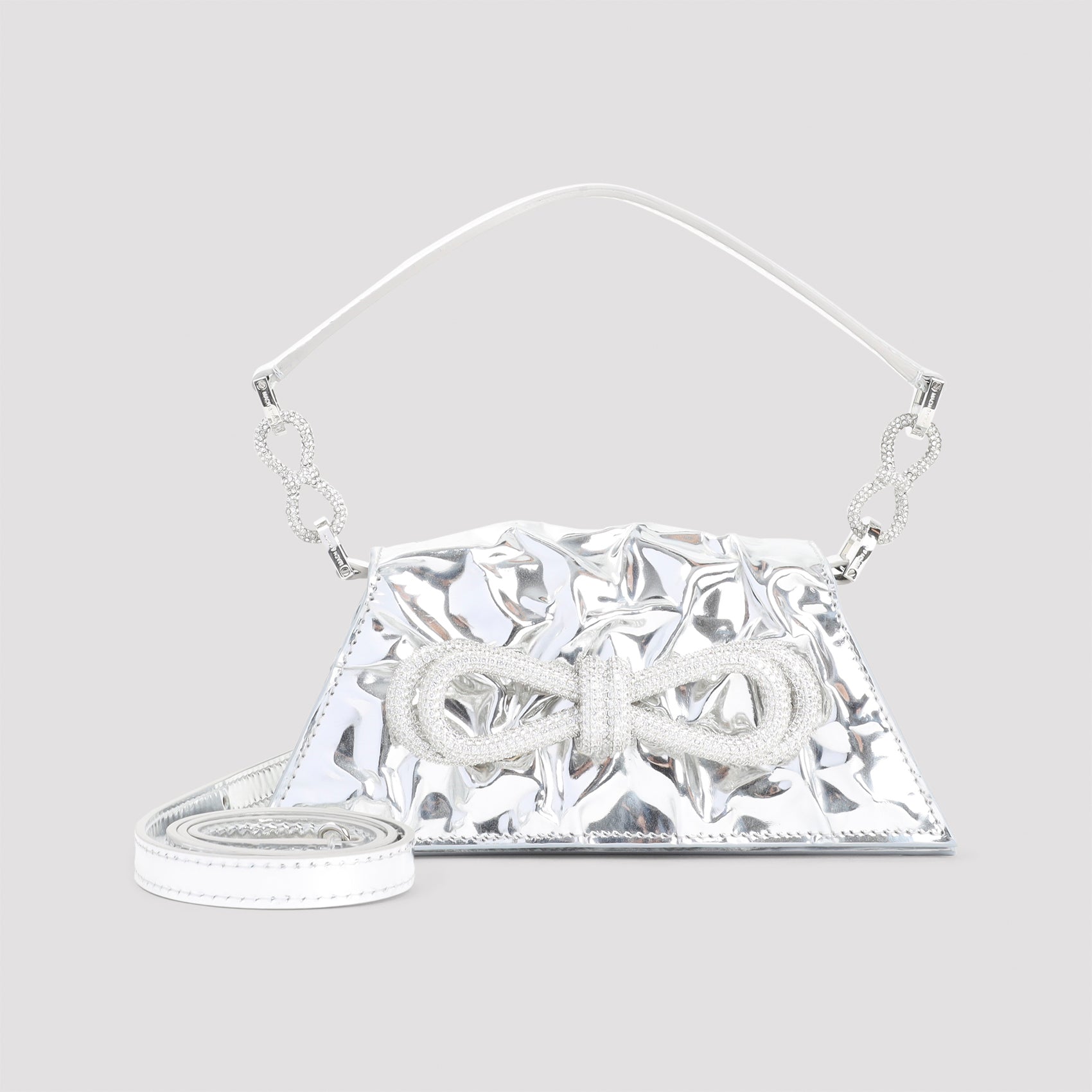 MACH & MACH Double Bow Mini Shoulder Bag - 18.5cm x 7cm x 4.5cm