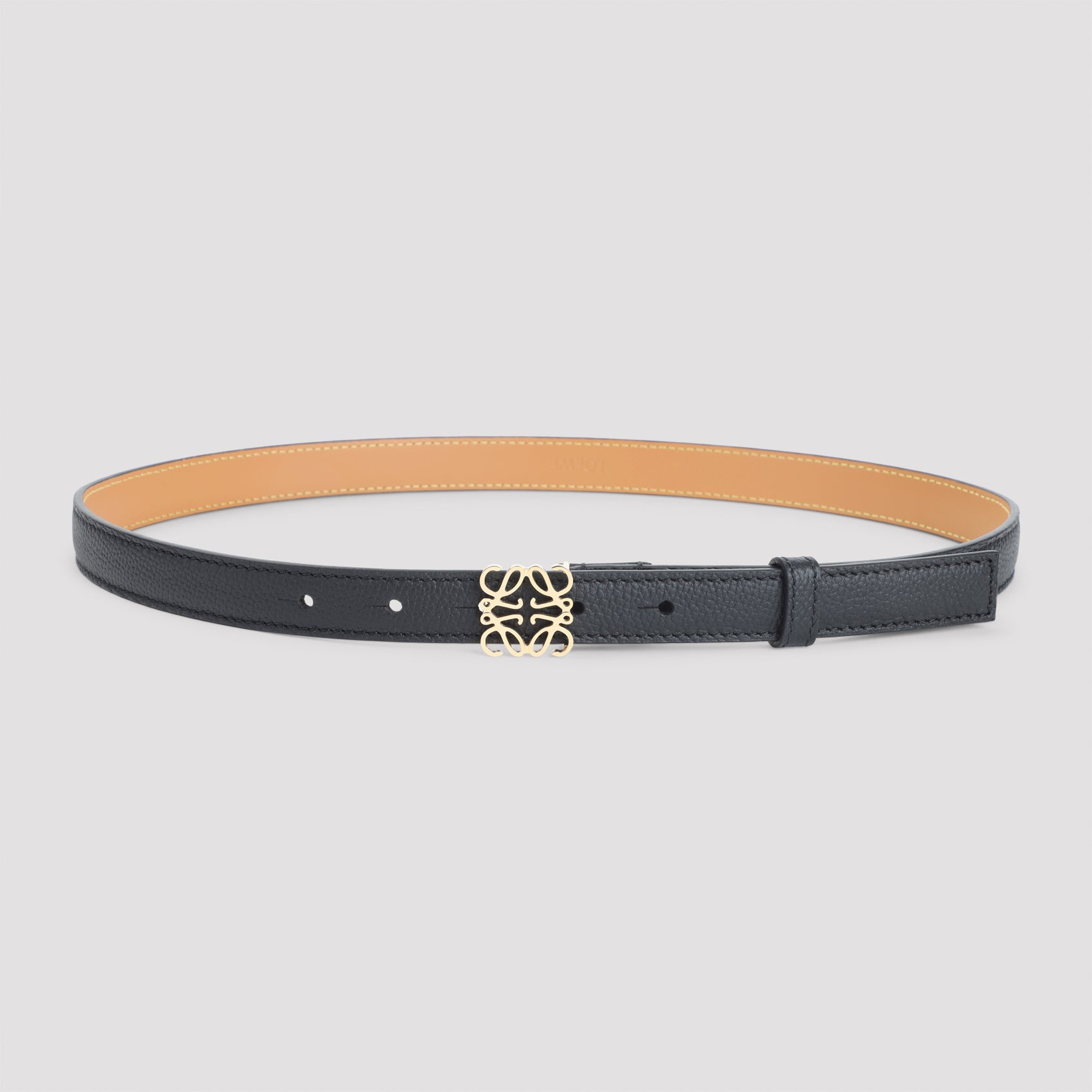 LOEWE Anagram 2Cm Leather Belt