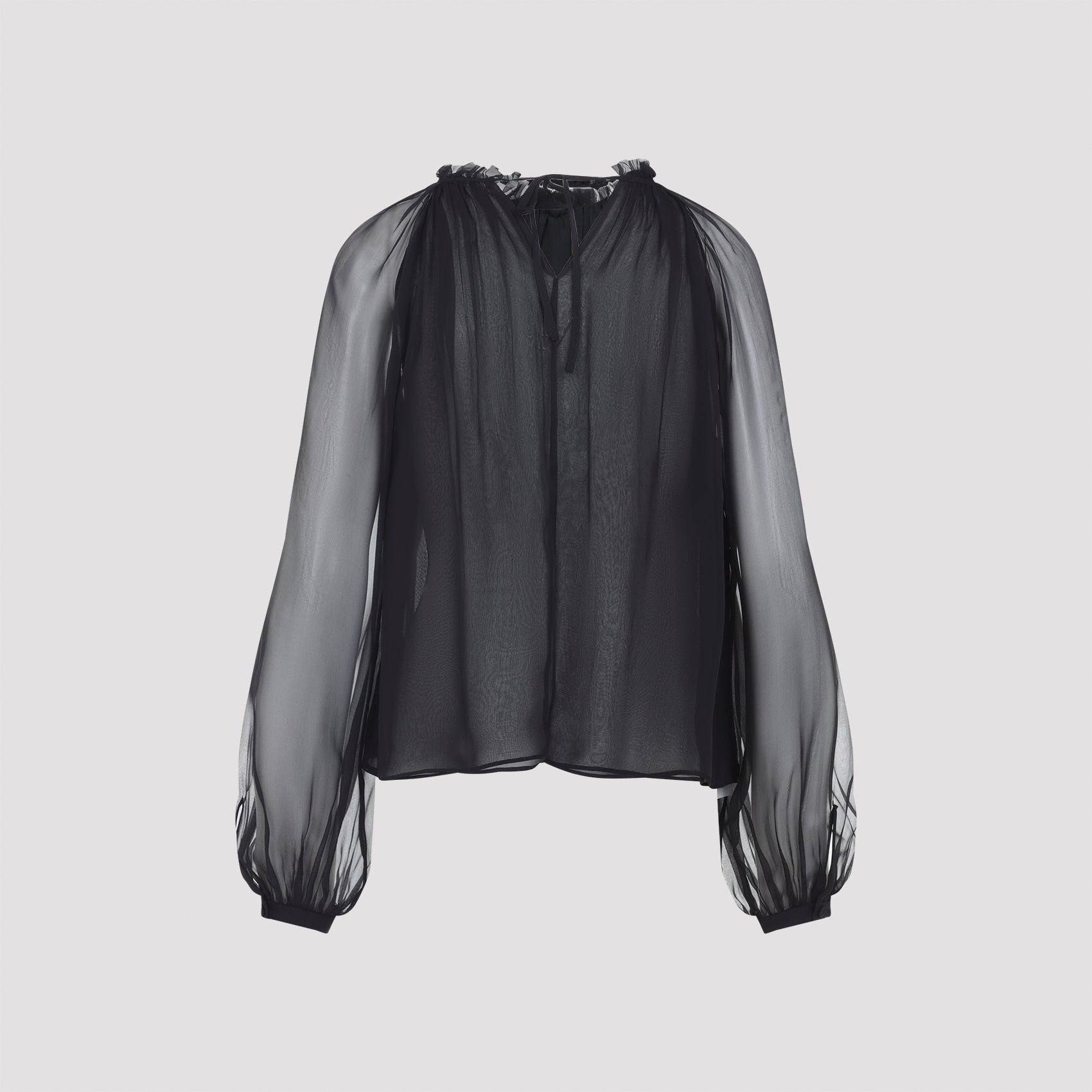 ALBERTA FERRETTI Silk Blouse for Men - FW25 Collection