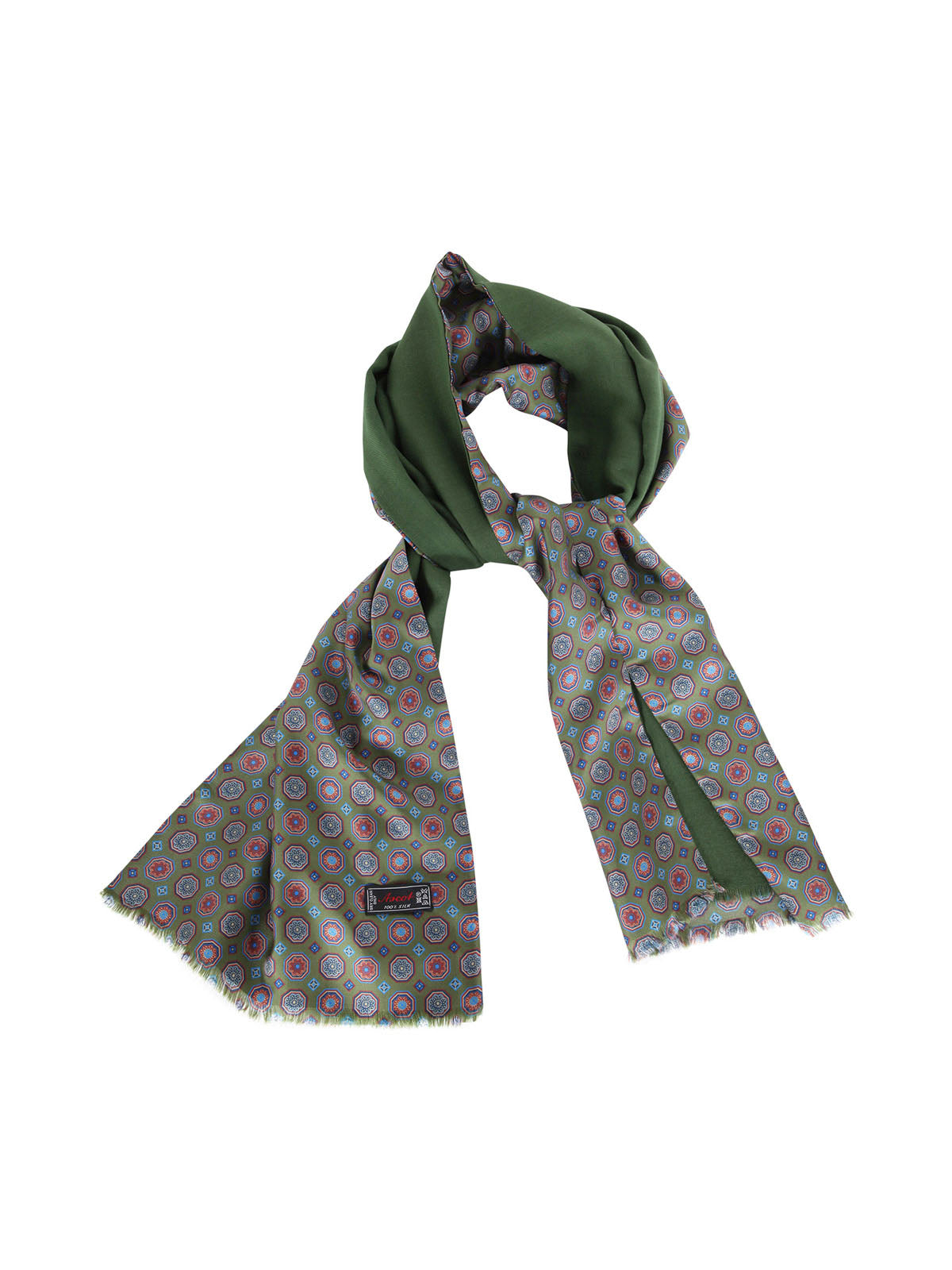 ASCOT Bi-Material Scarf for Men