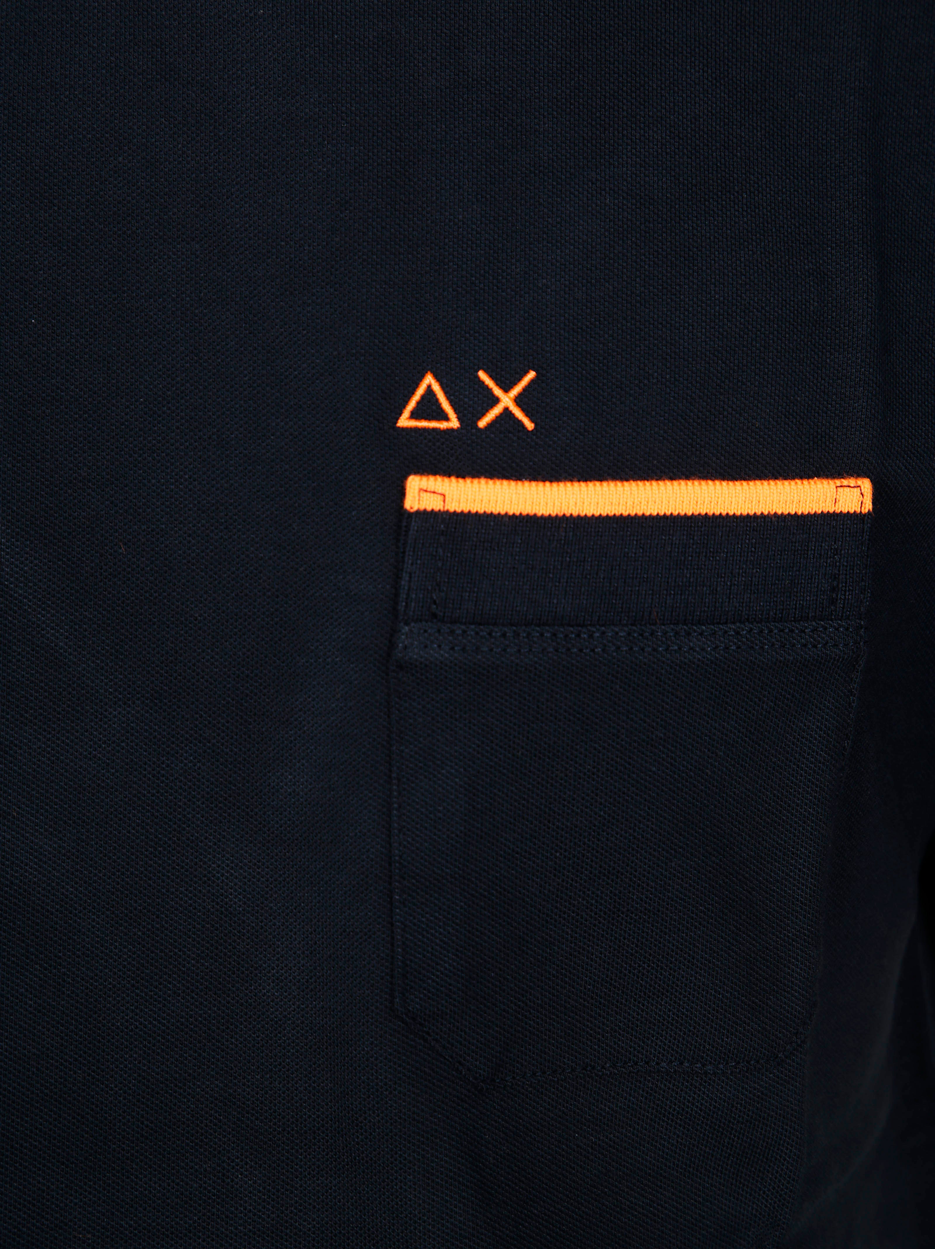 SUN 68 Fluorescent Band Pique Short Sleeve Mini T-Shirt