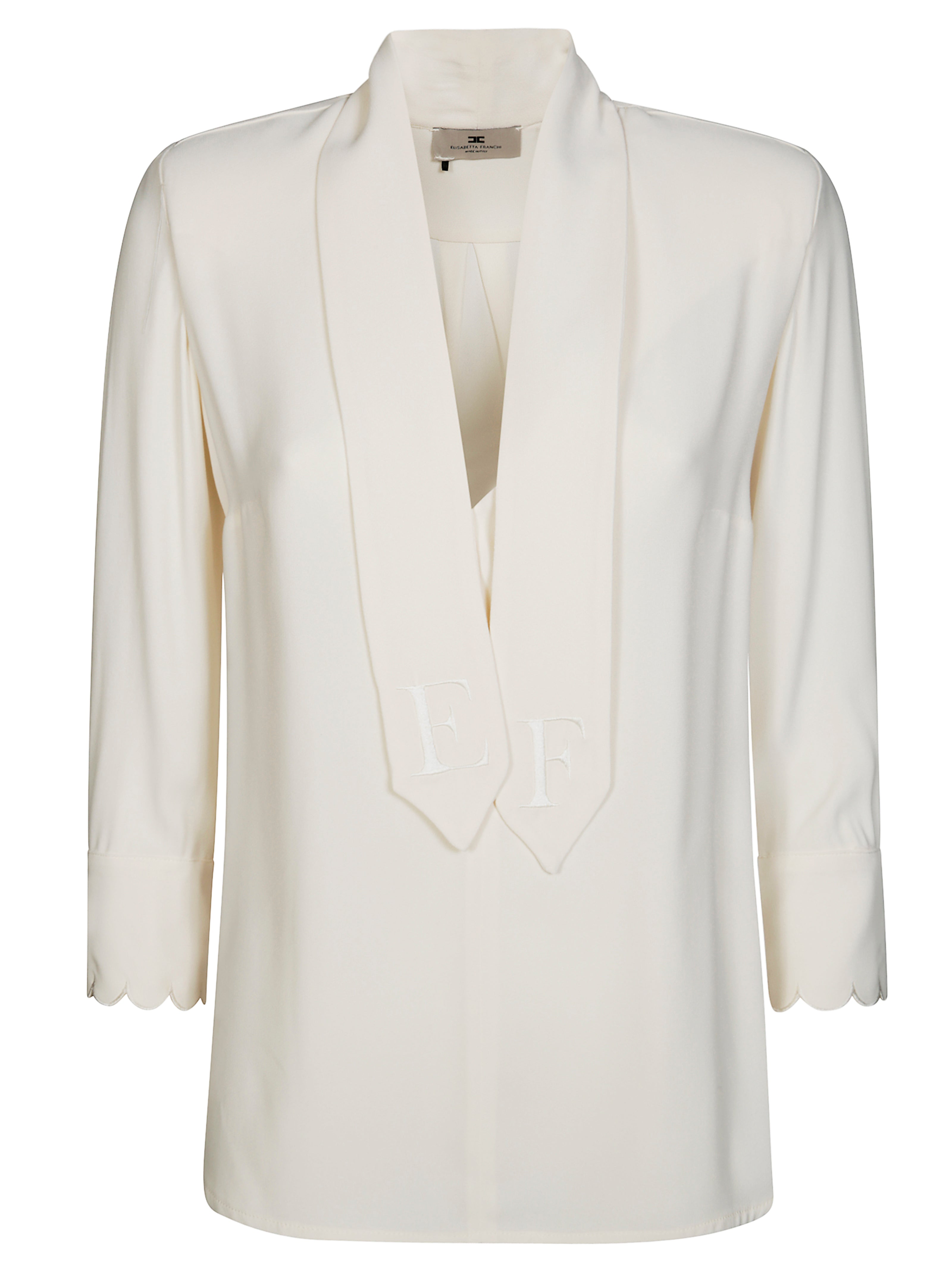 ELISABETTA FRANCHI Elegant Men's Shirt with Bow - AI25 Collection