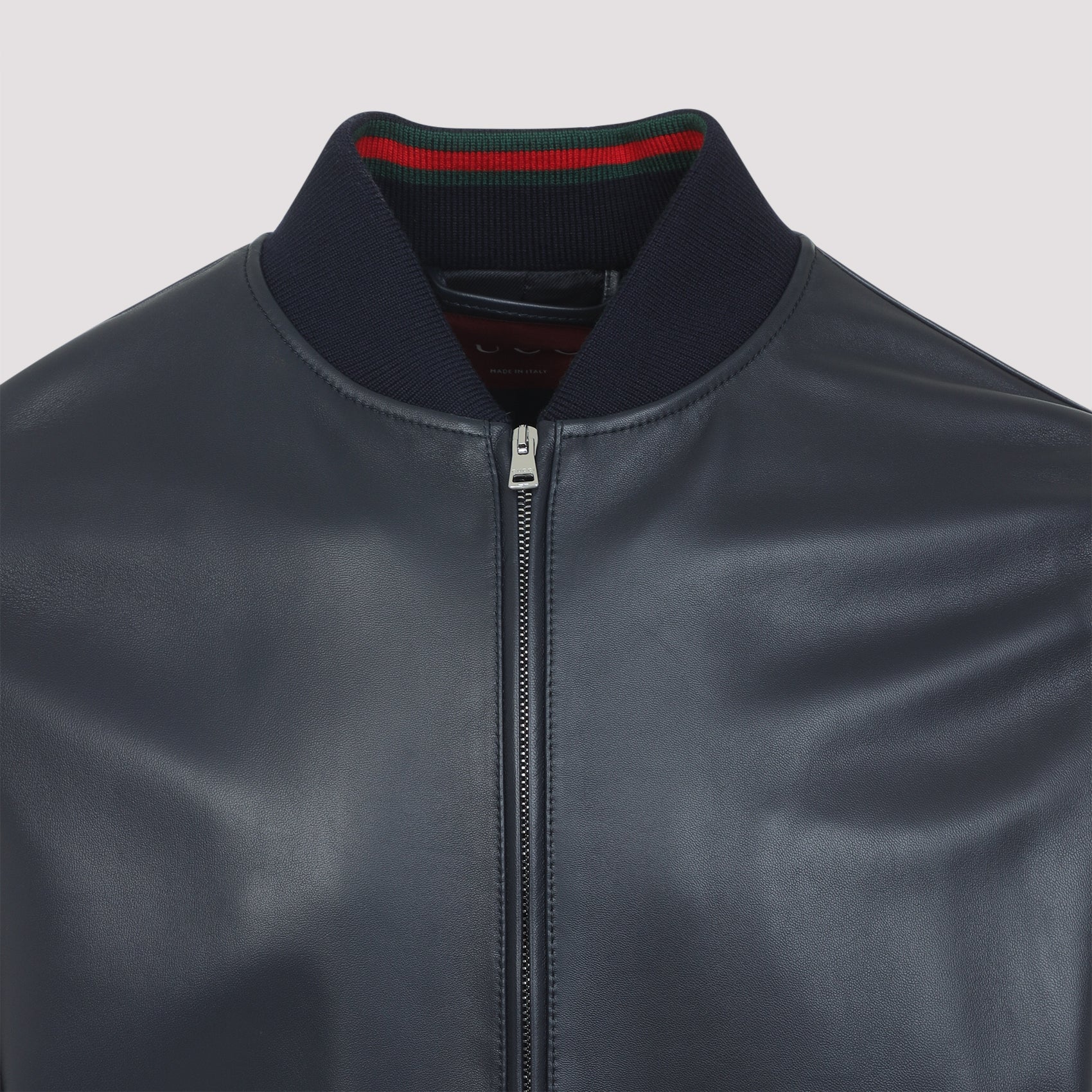 GUCCI Men's Bomber Jacket in Lamb Leather