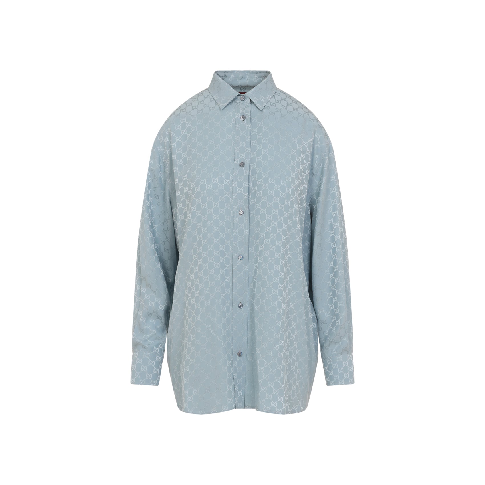 GUCCI Men's GG Silk Shirt