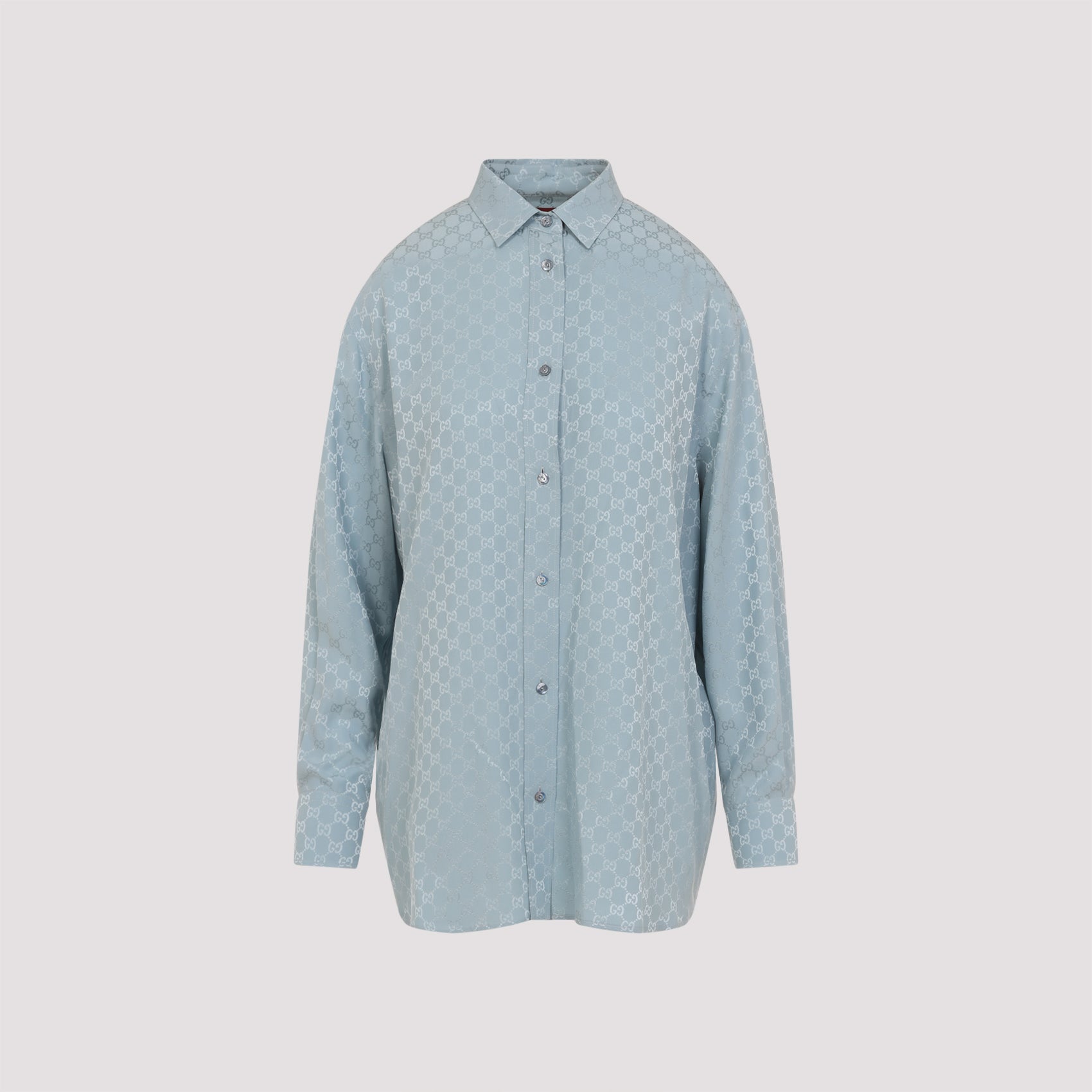 GUCCI Men's GG Silk Shirt