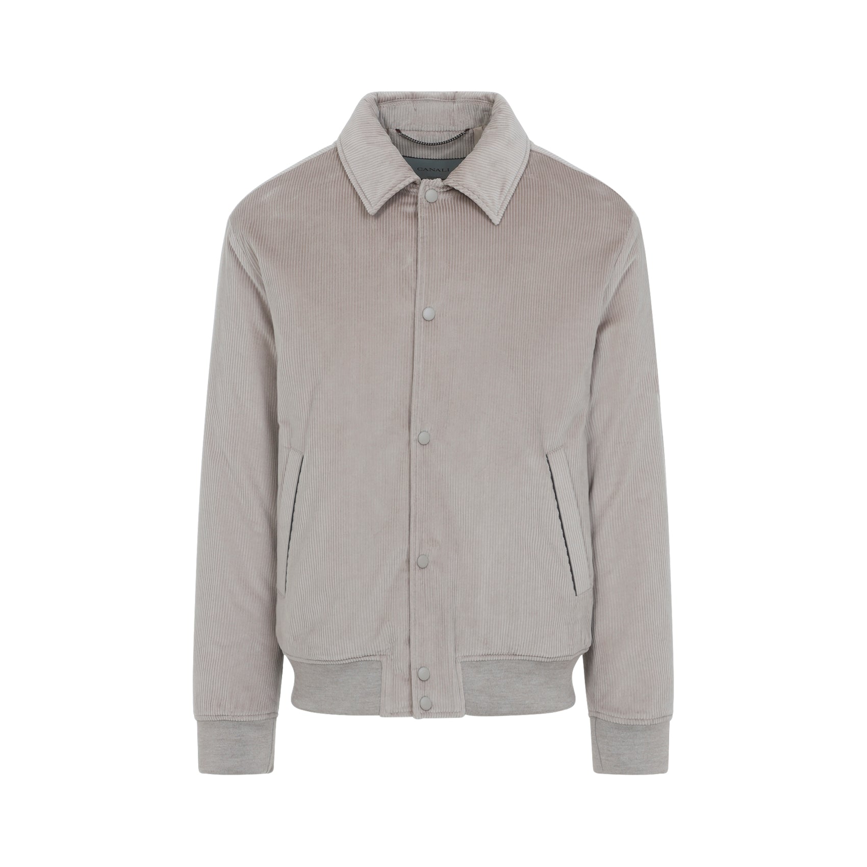 CANALI Velvet Bomber Jacket for Men