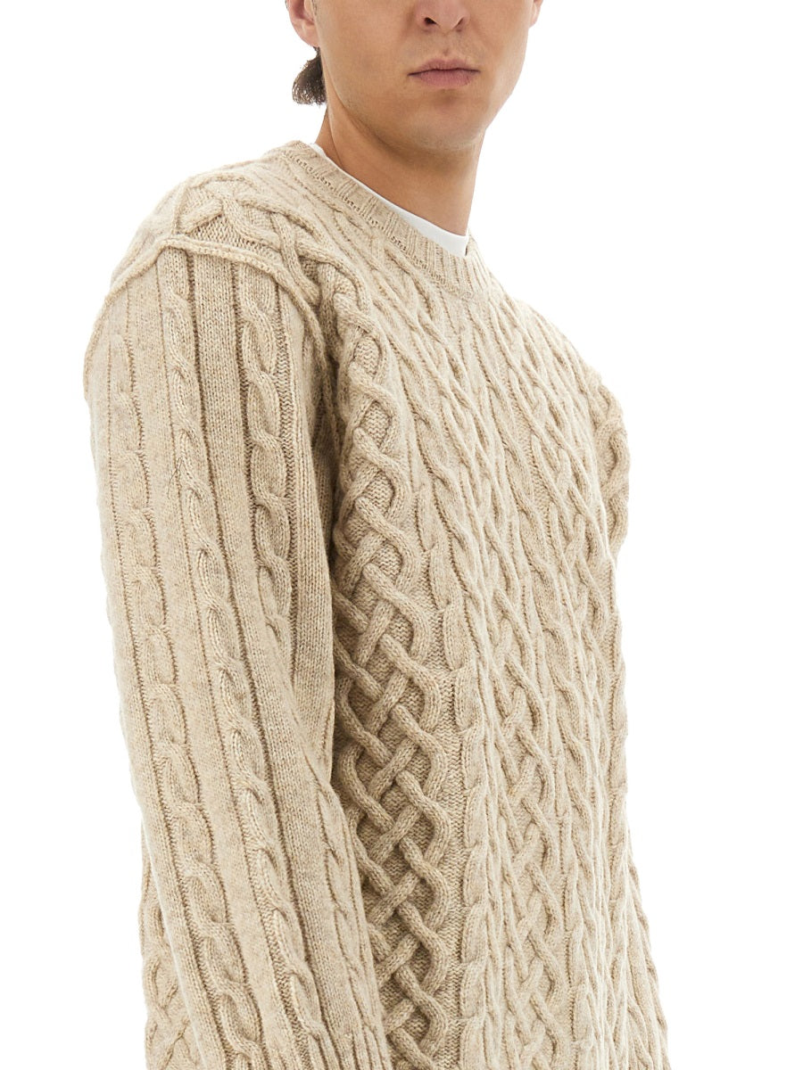 MOSCHINO COUTURE Classic Crewneck Sweater for Men