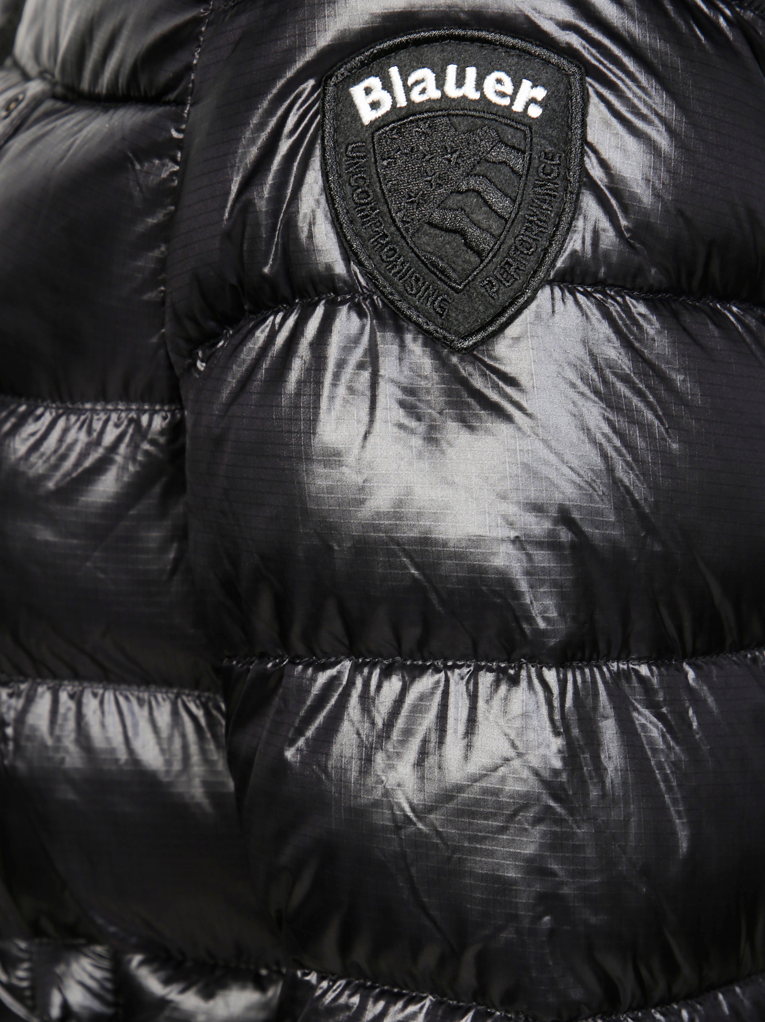 BLAUER Men's Long Hooded Jacket