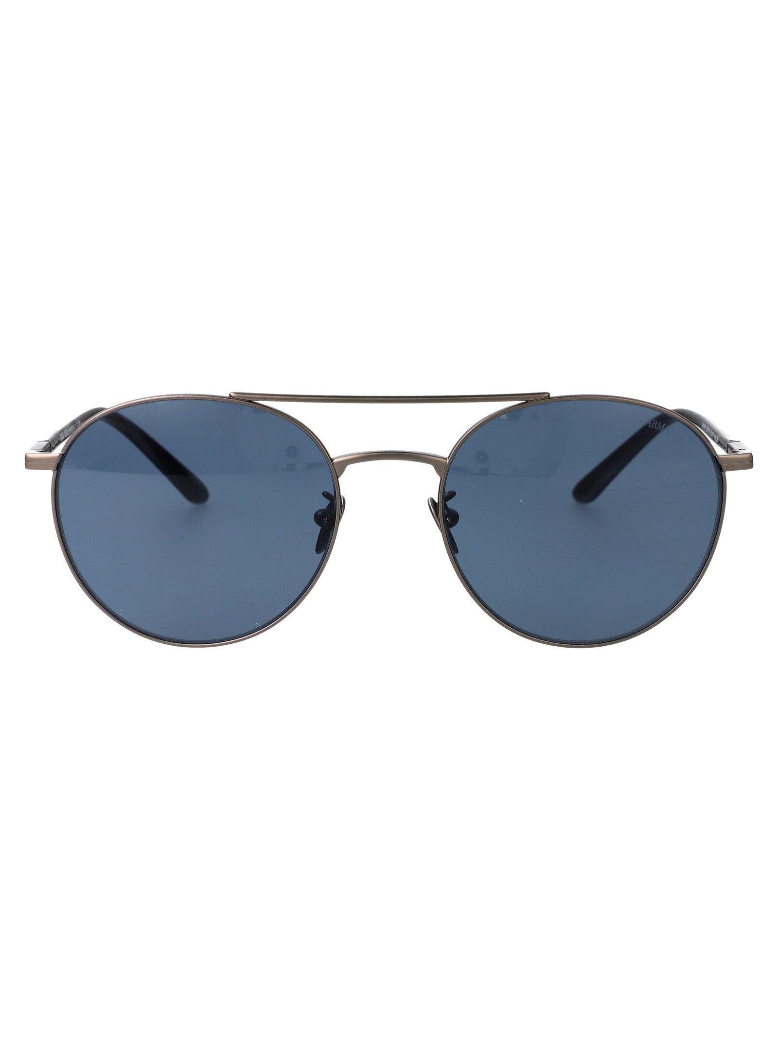 GIORGIO ARMANI Sleek Gunmetal Steel Sunglasses for Women