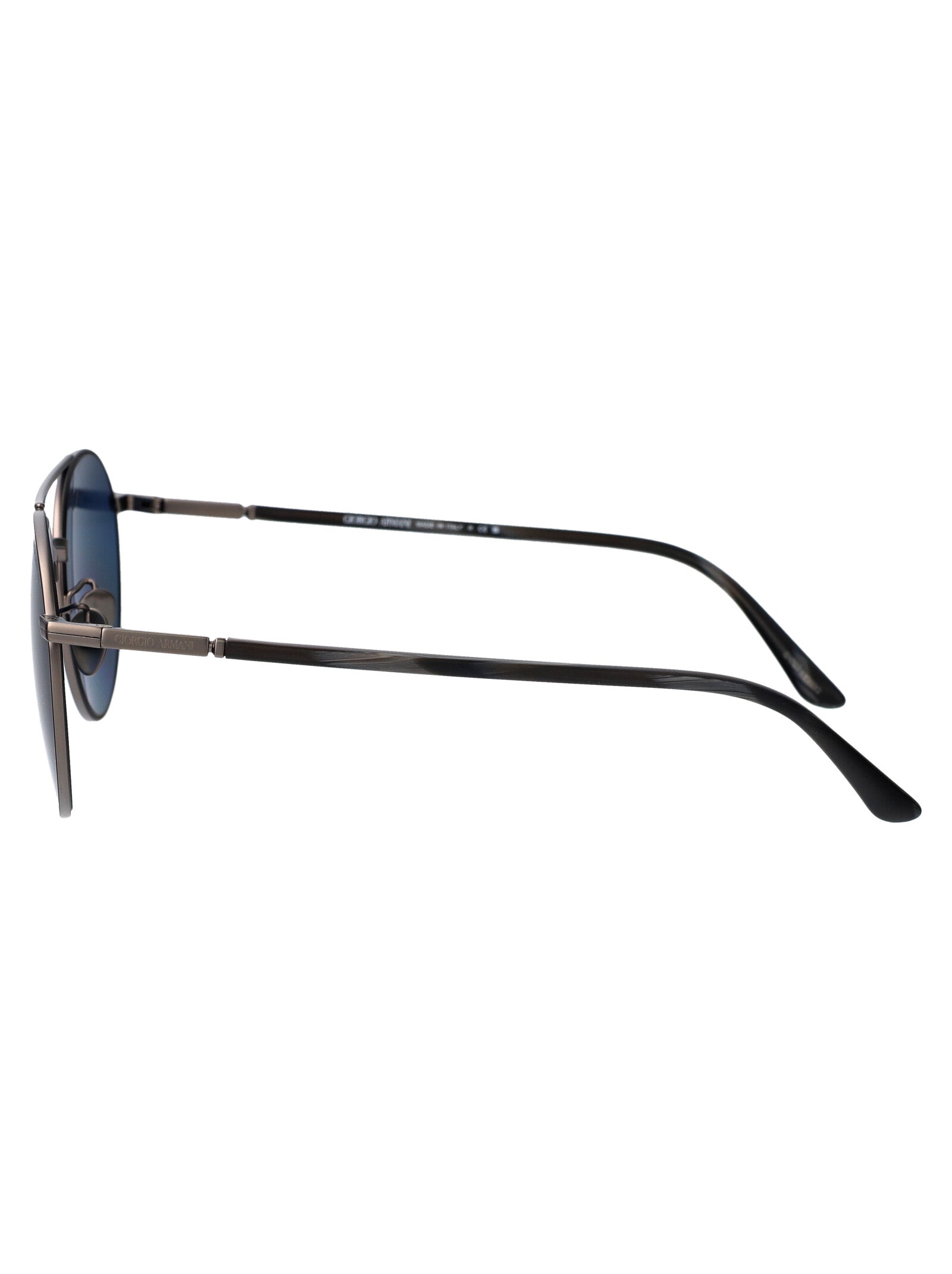 GIORGIO ARMANI Sleek Gunmetal Steel Sunglasses for Women