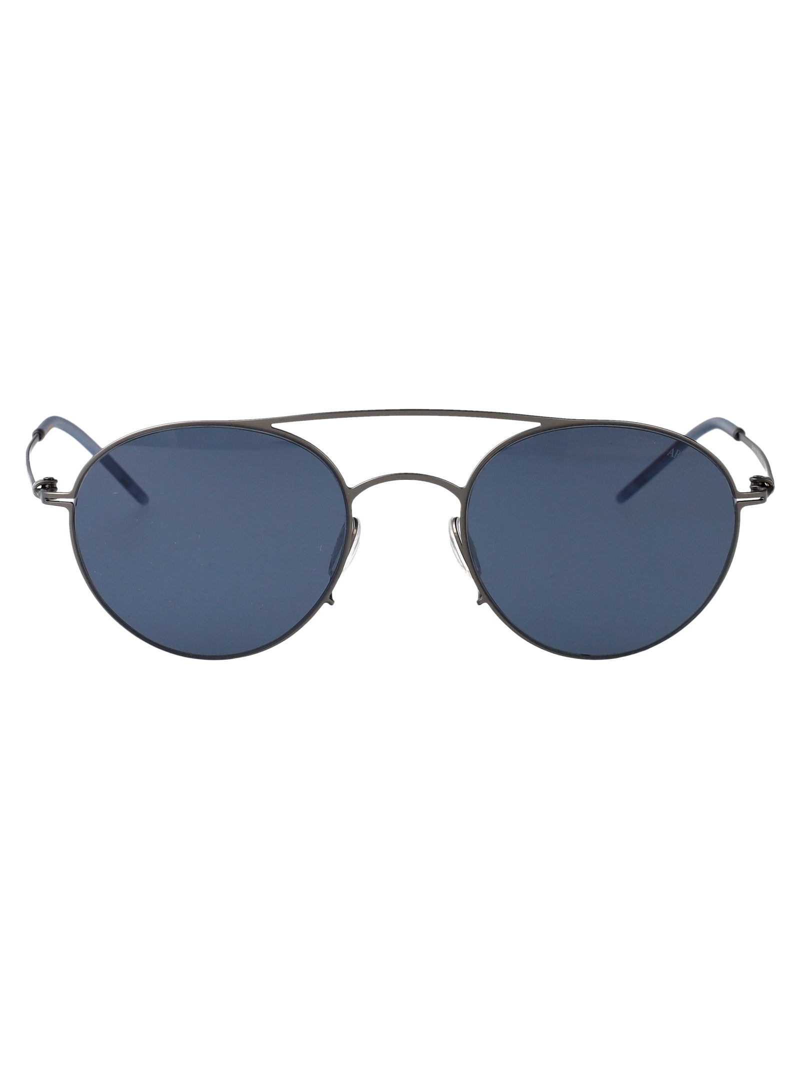 GIORGIO ARMANI Matte Gunmetal Unisex Sunglasses