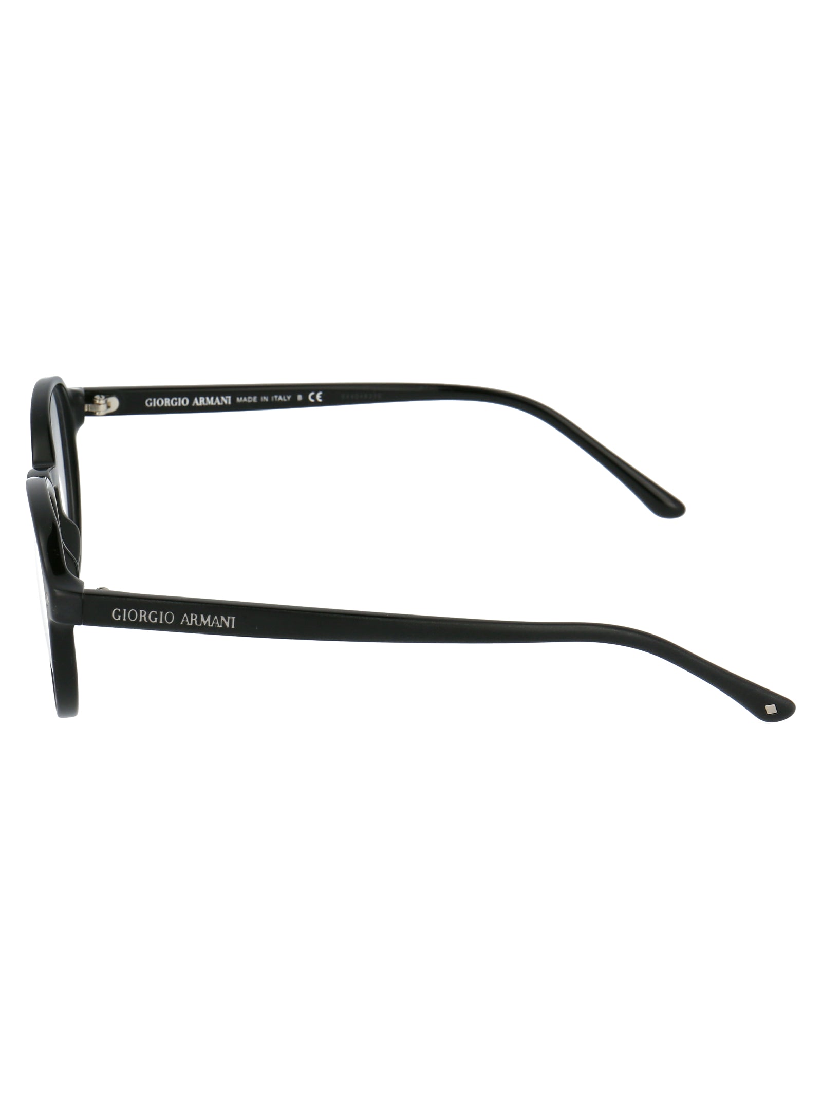 GIORGIO ARMANI Matte Black/Shiny Acetate Optical Glasses for Men