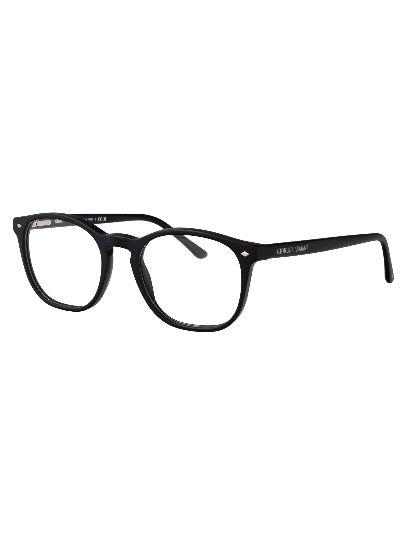 GIORGIO ARMANI Matte Acetate Optical Glasses for Men