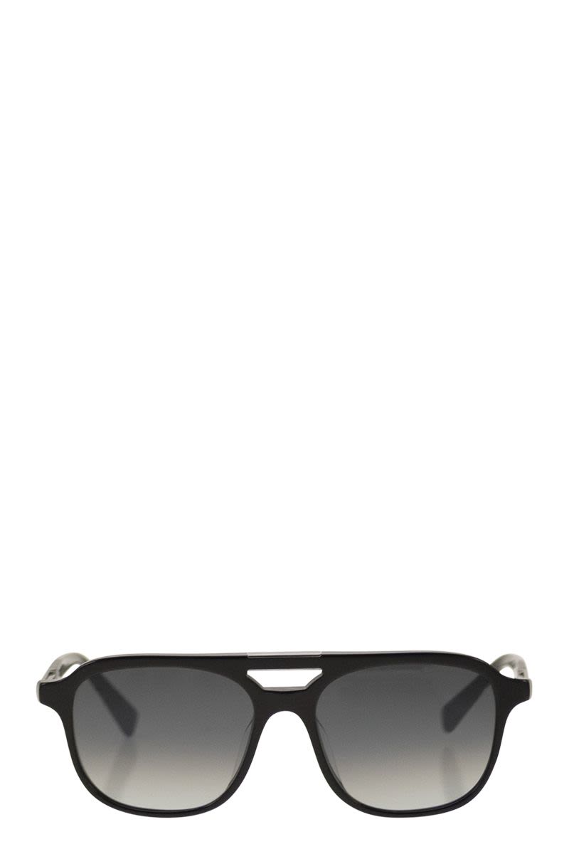BRUNELLO CUCINELLI Sartorial Sunset Aviator Acetate Sunglasses