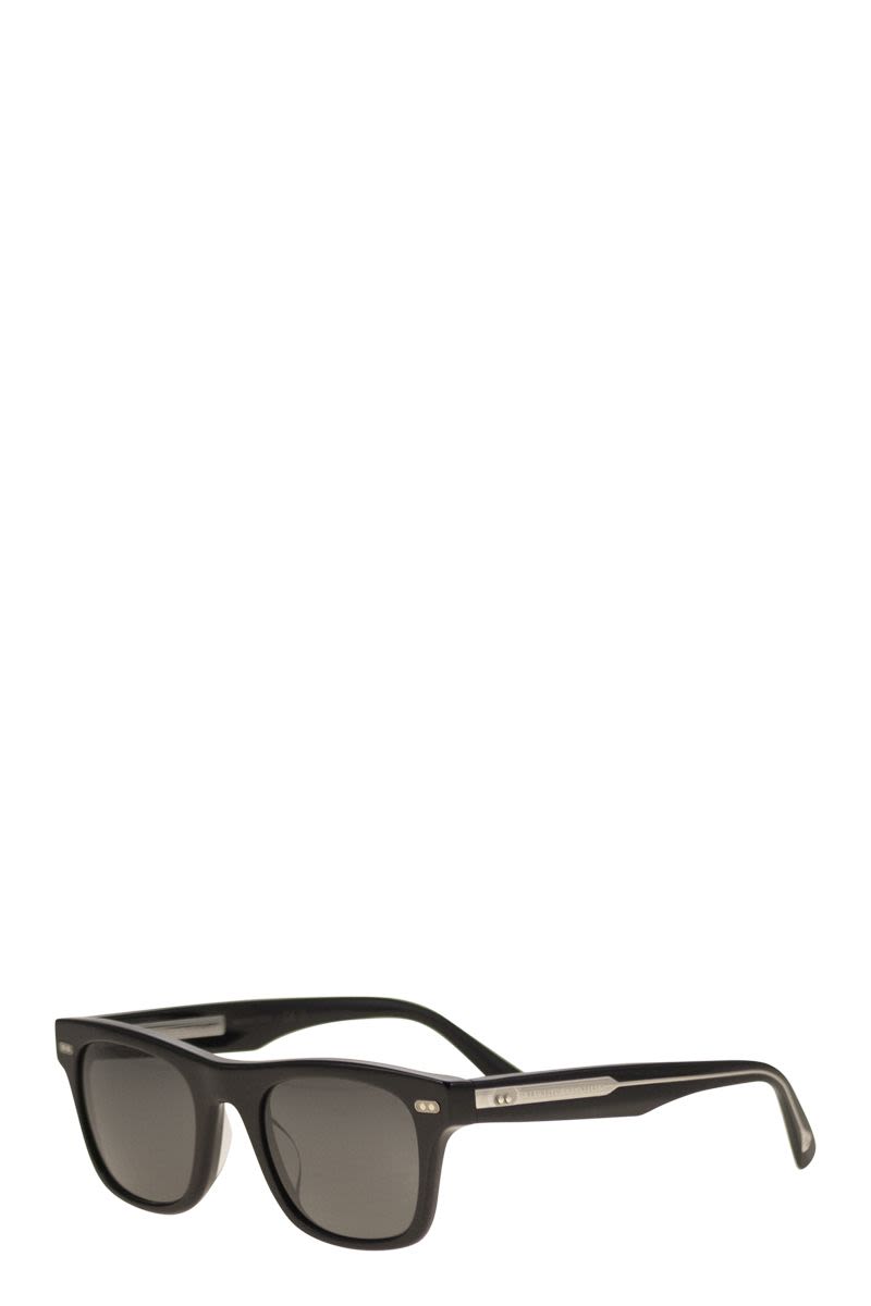 BRUNELLO CUCINELLI Mr. Brunello Acetate Sunglasses with Photochromic Lenses - Rectangular Shape