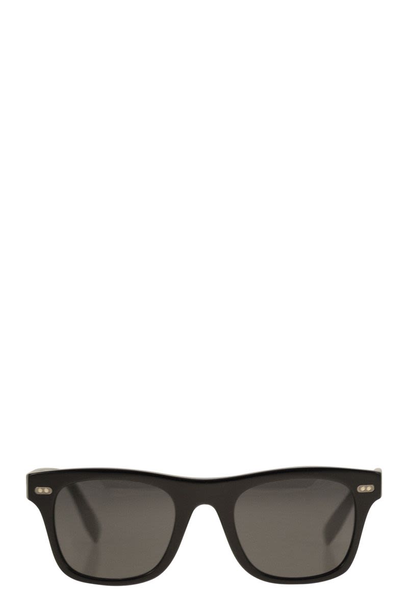 BRUNELLO CUCINELLI Mr. Brunello Acetate Sunglasses with Photochromic Lenses - Rectangular Shape
