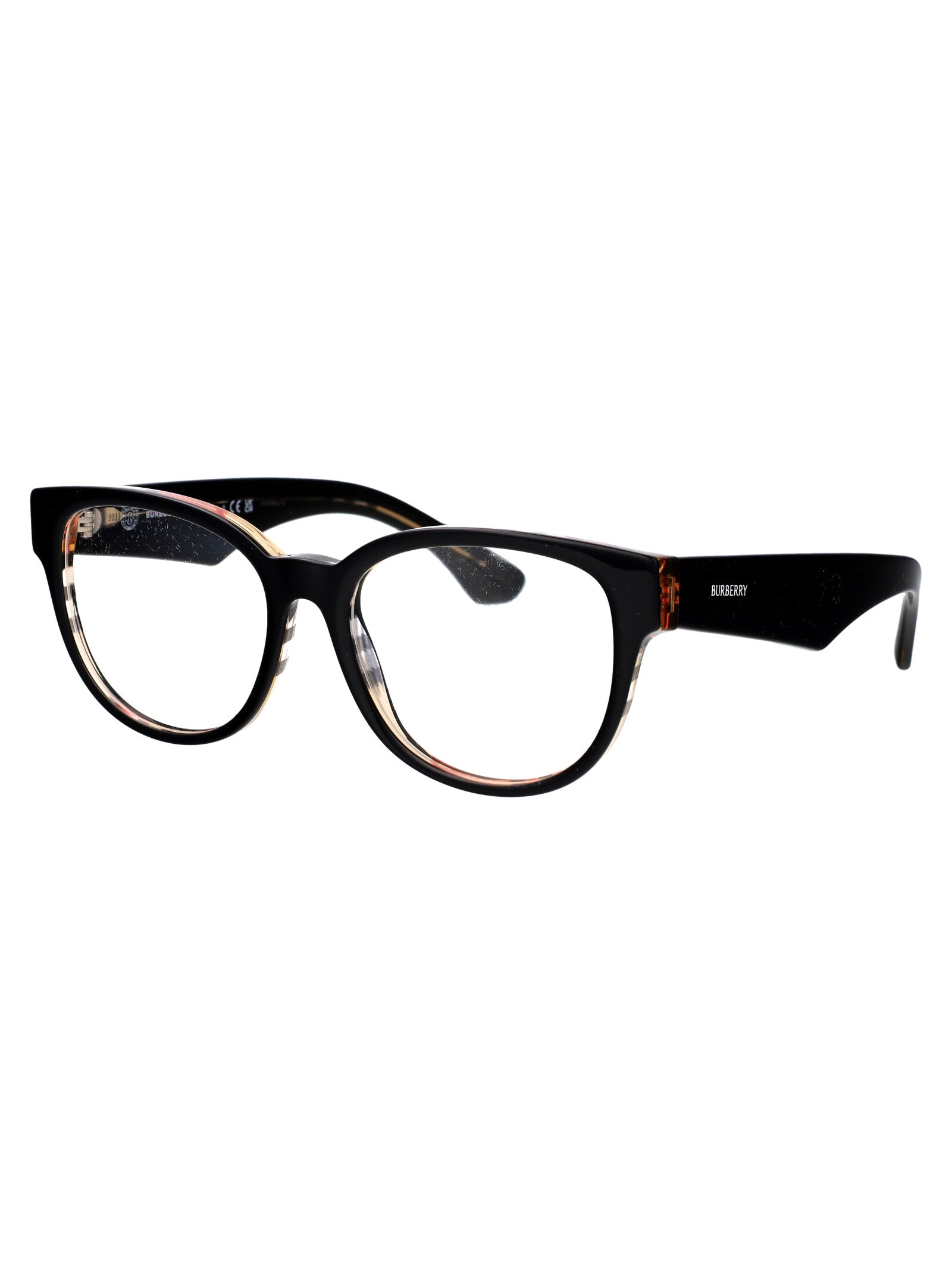 BURBERRY Vintage Check Acetate Optical Glasses for Women