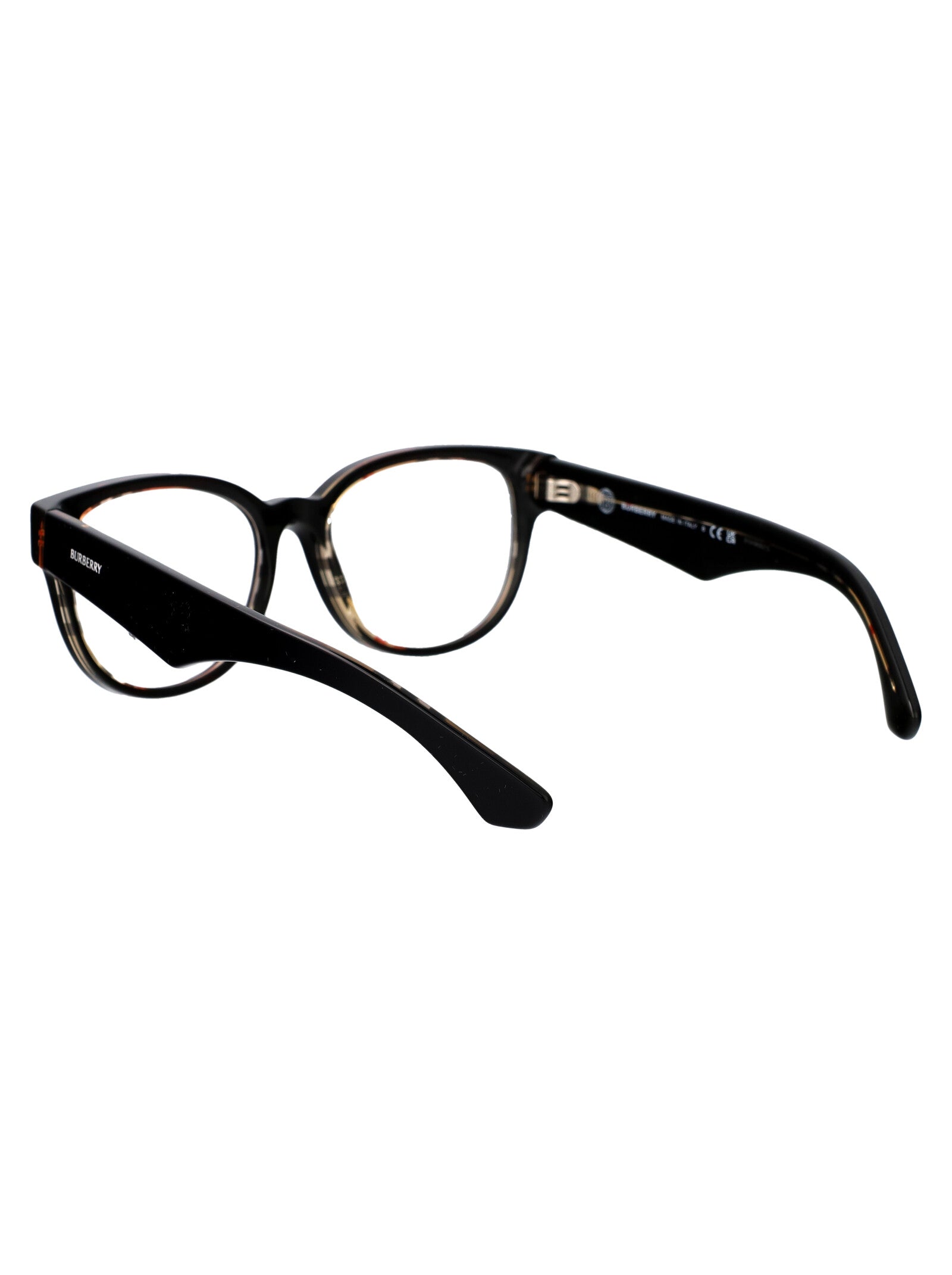 BURBERRY Vintage Check Acetate Optical Glasses for Women
