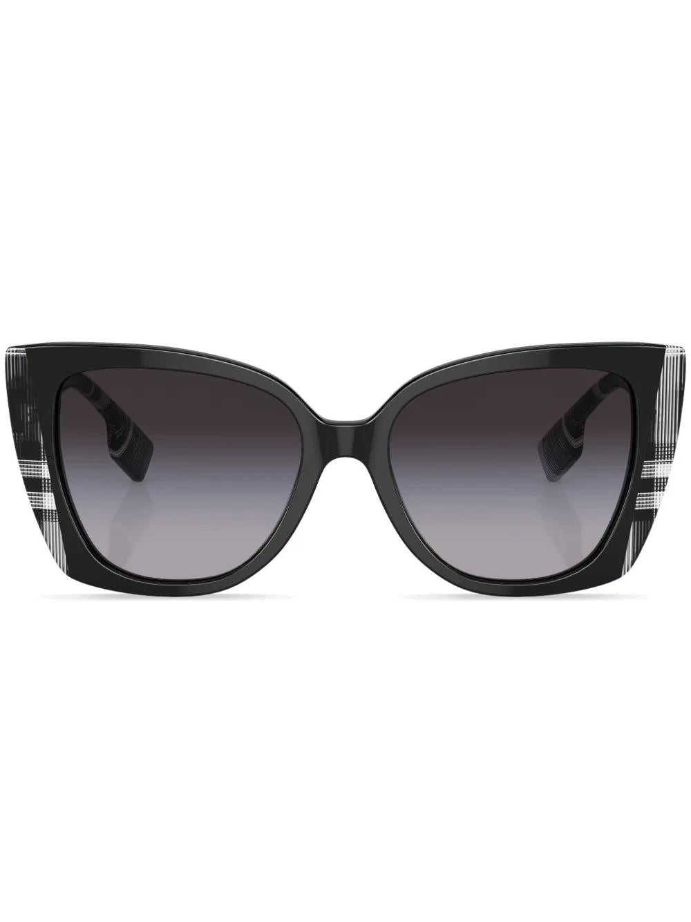 BURBERRY Oversized Check-Print Sunglasses