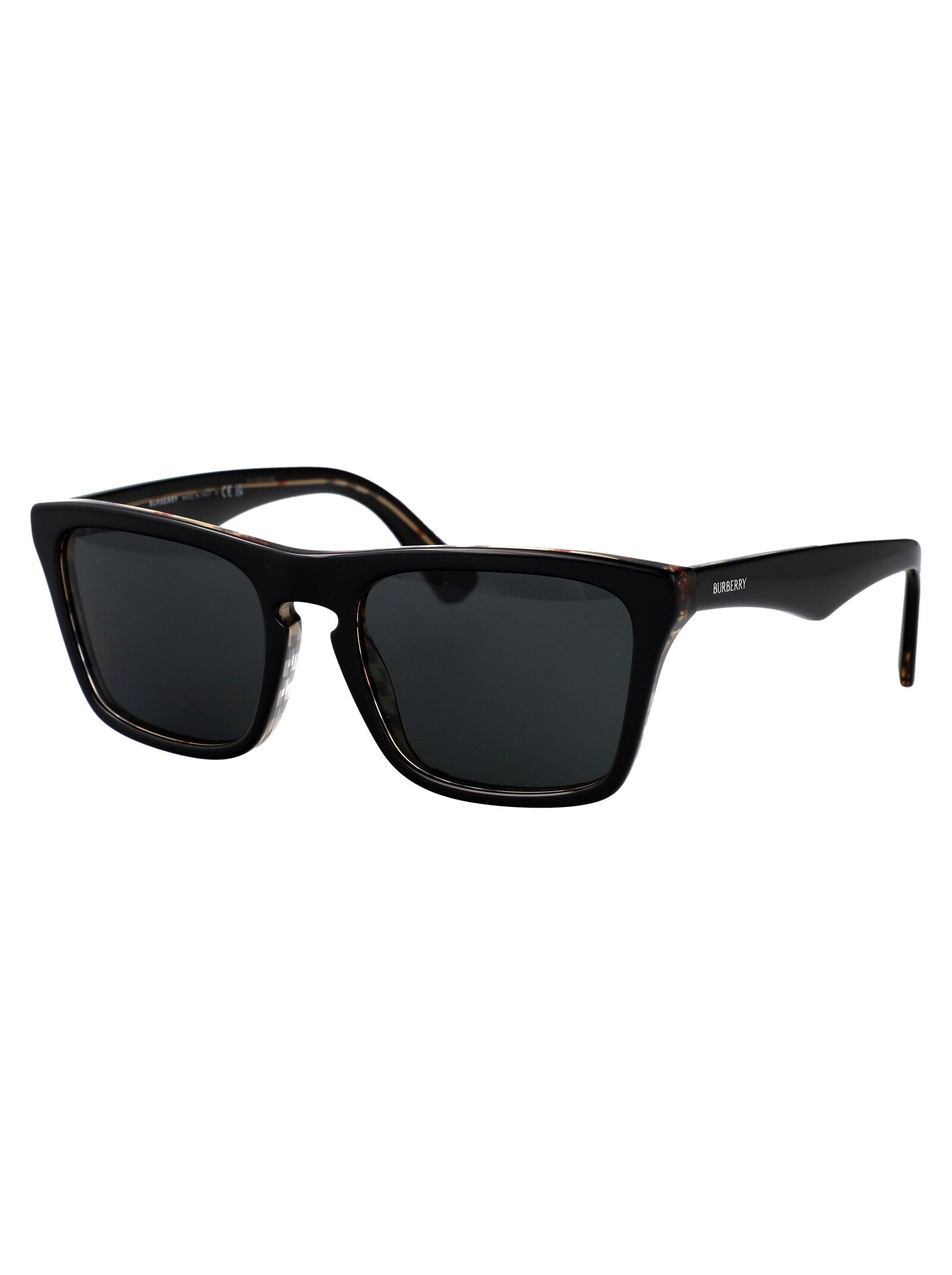 BURBERRY Check Acetate Sunglasses for Men