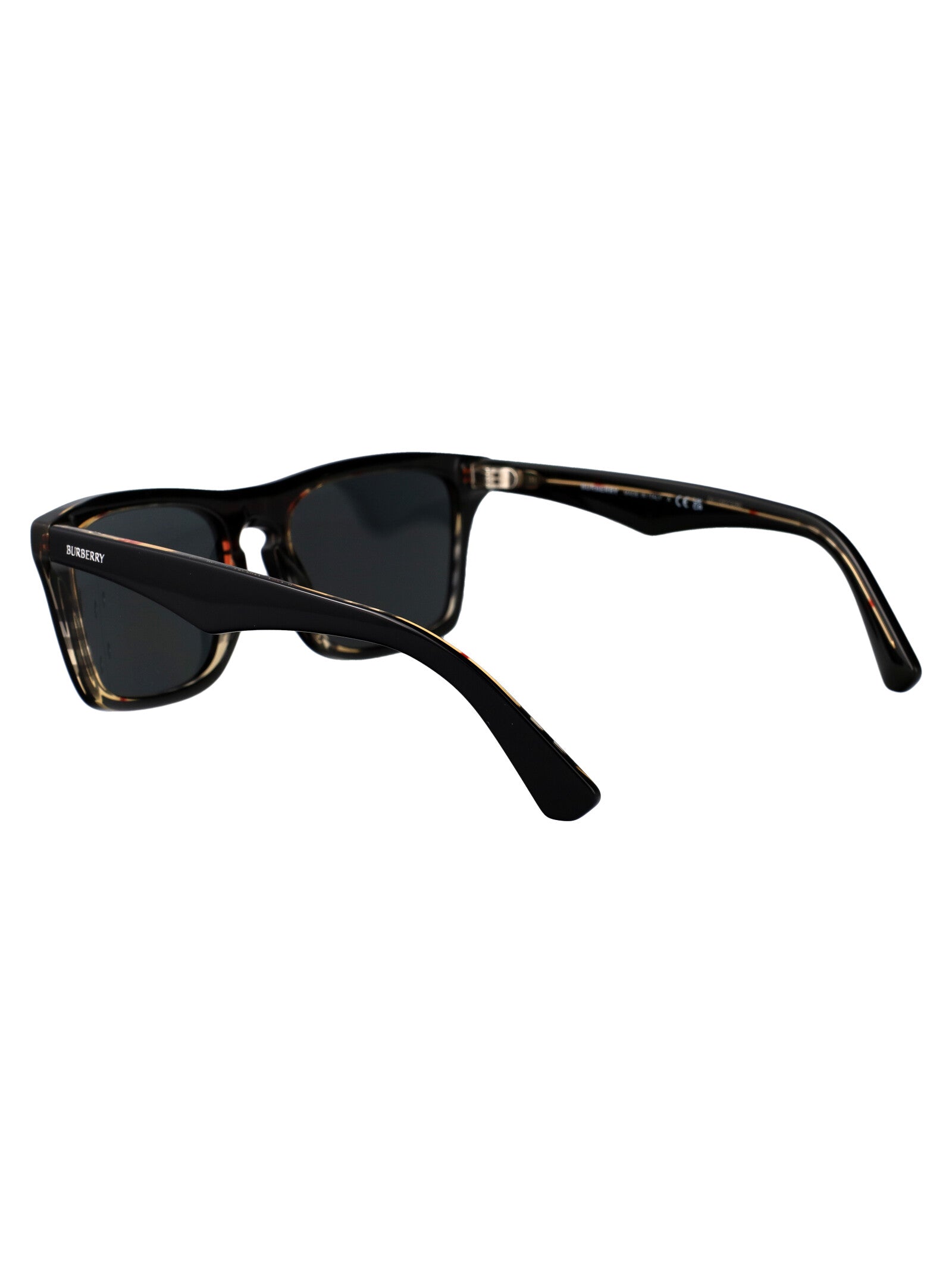 BURBERRY Check Acetate Sunglasses for Men