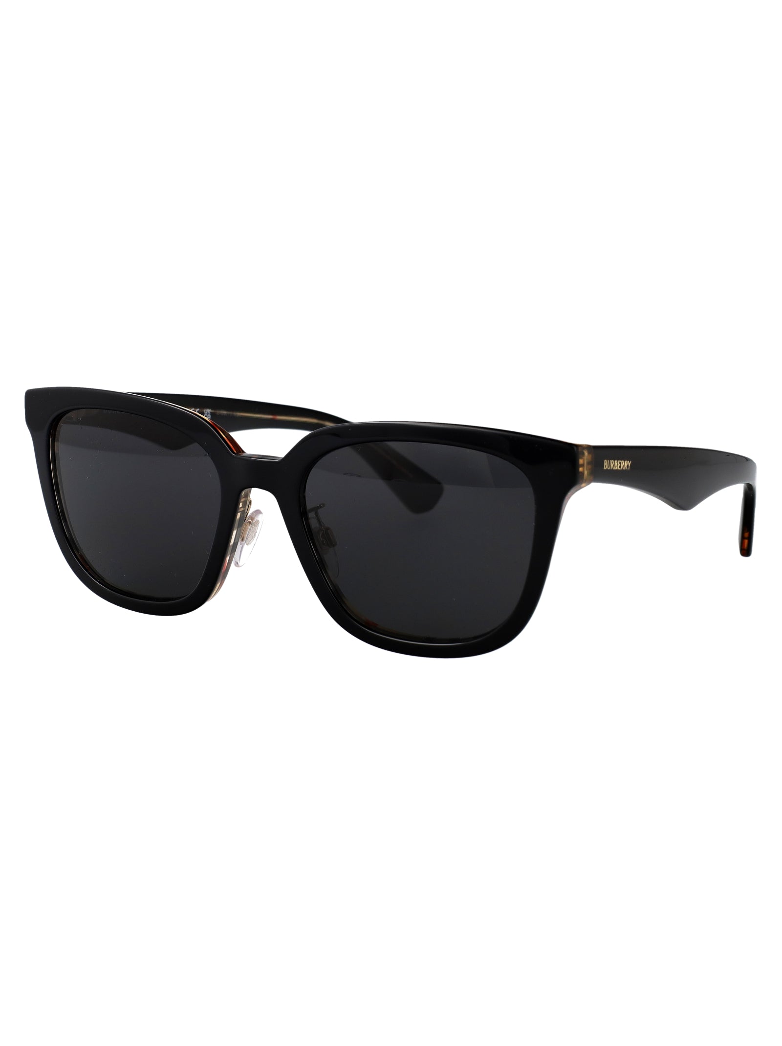BURBERRY Vintage Plaid Acetate Sunglasses for Women