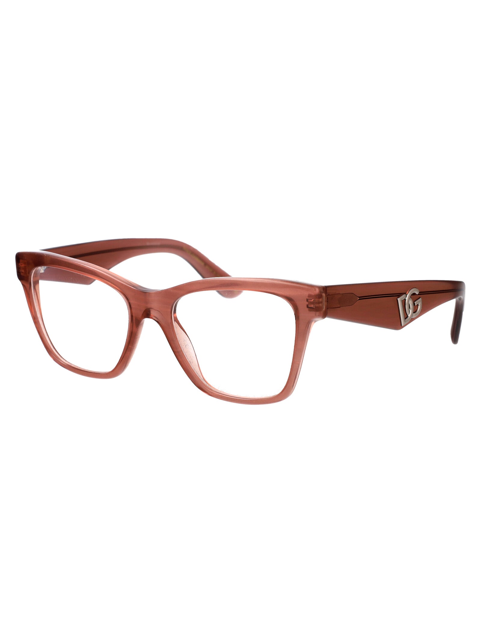 DOLCE & GABBANA Fleur Caramel Acetate Optical Glasses for Women