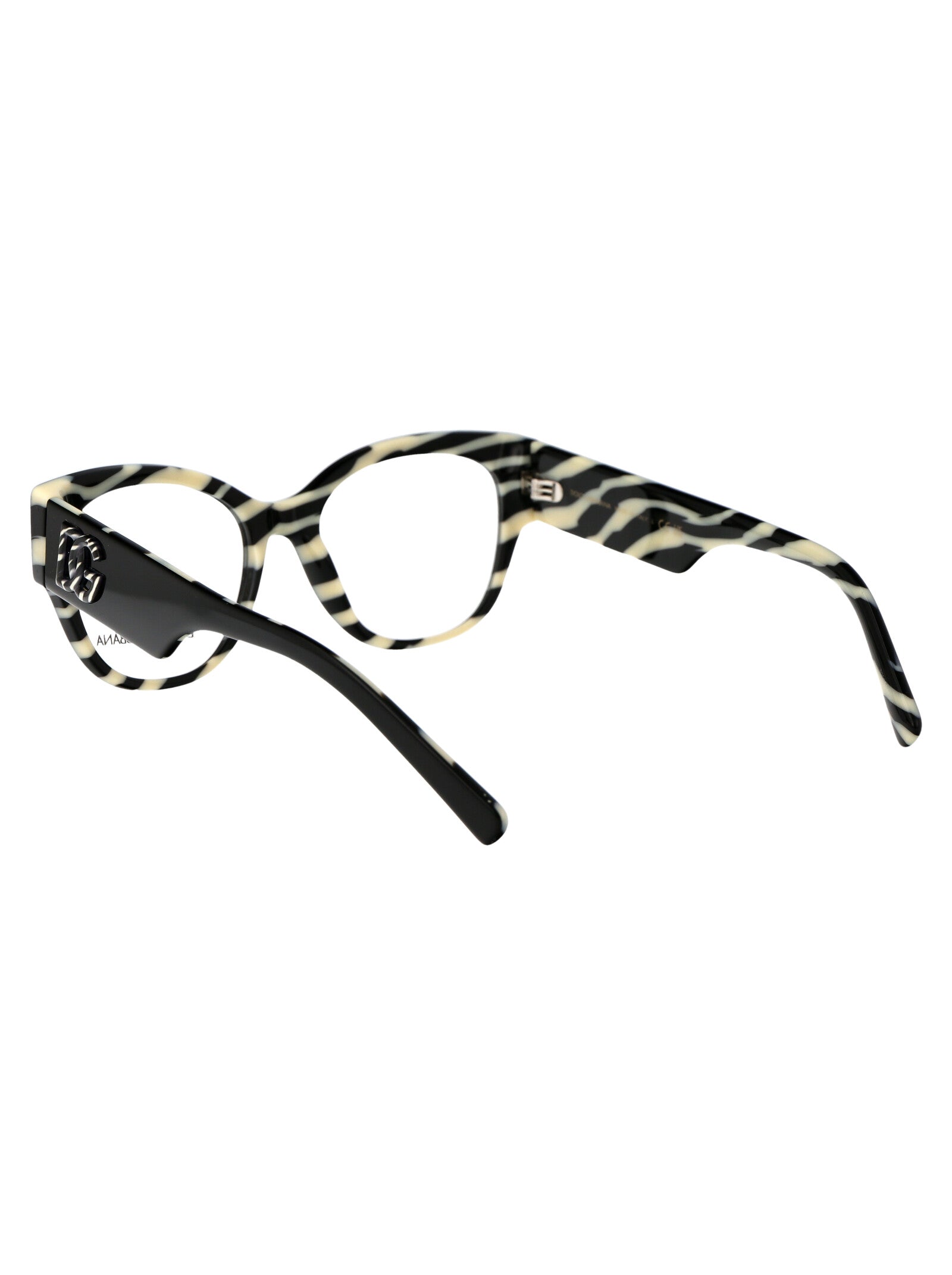 DOLCE & GABBANA Fierce Zebra Print Acetate Optical Glasses for Women
