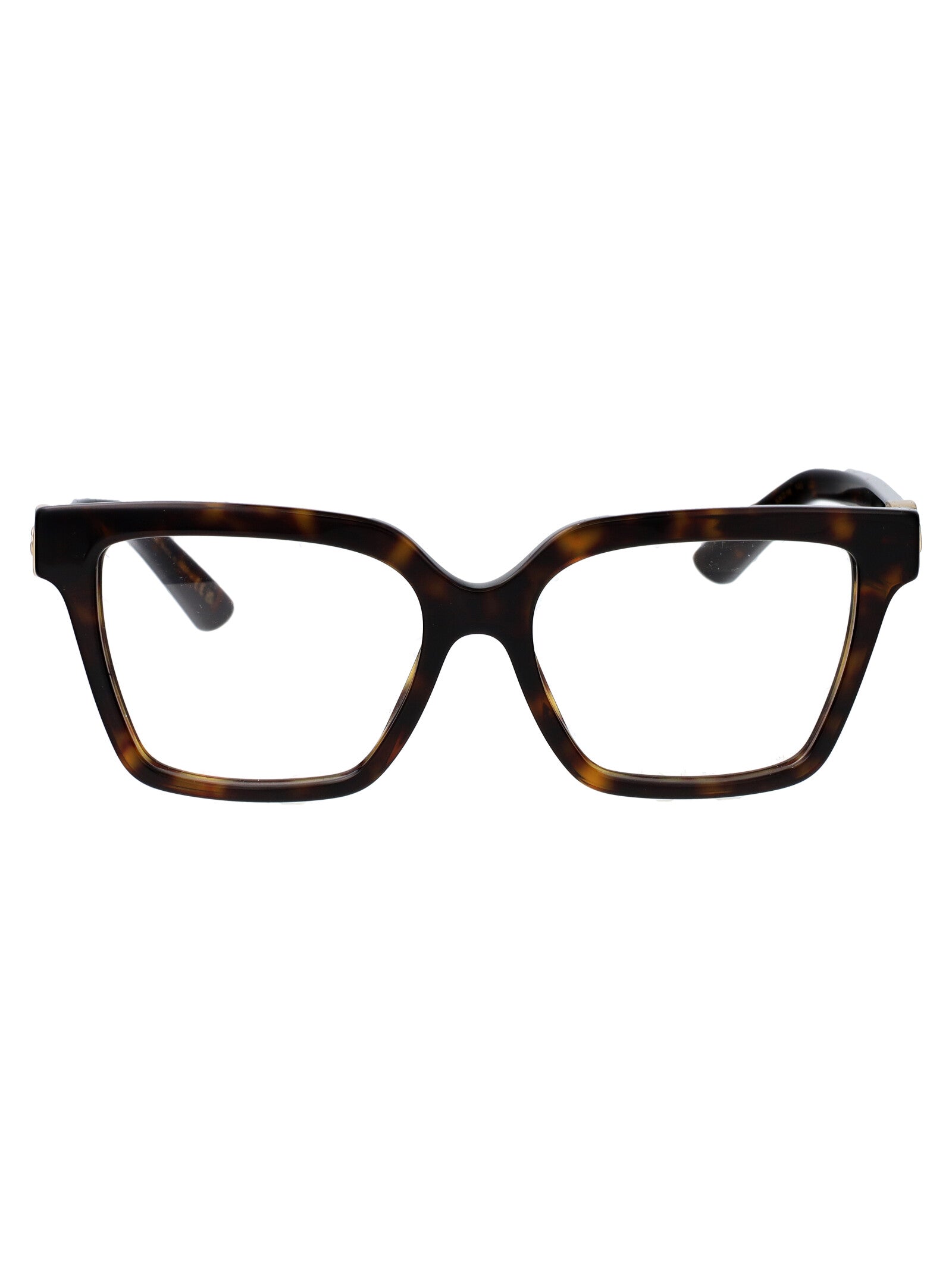 DOLCE & GABBANA Chic Havana Acetate Optical Glasses for Women