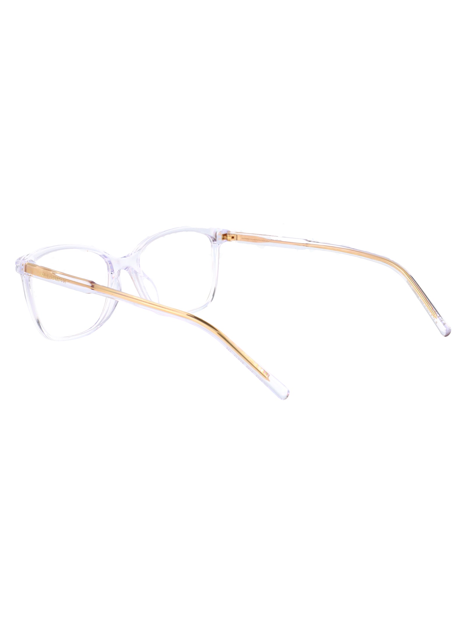 DOLCE & GABBANA Transparent Acetate Optical Glasses for Women