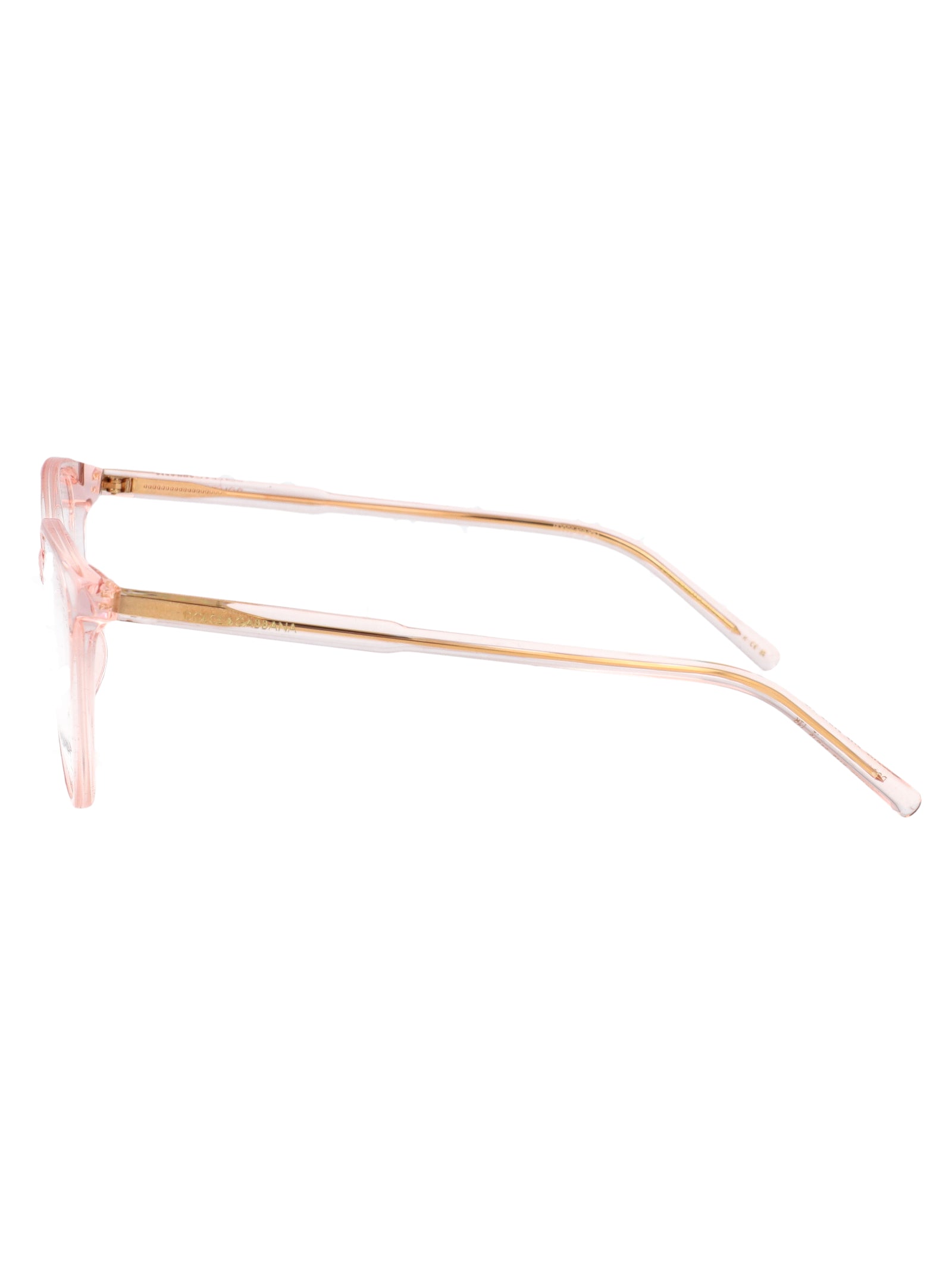 DOLCE & GABBANA Transparent Acetate Optical Glasses for Women