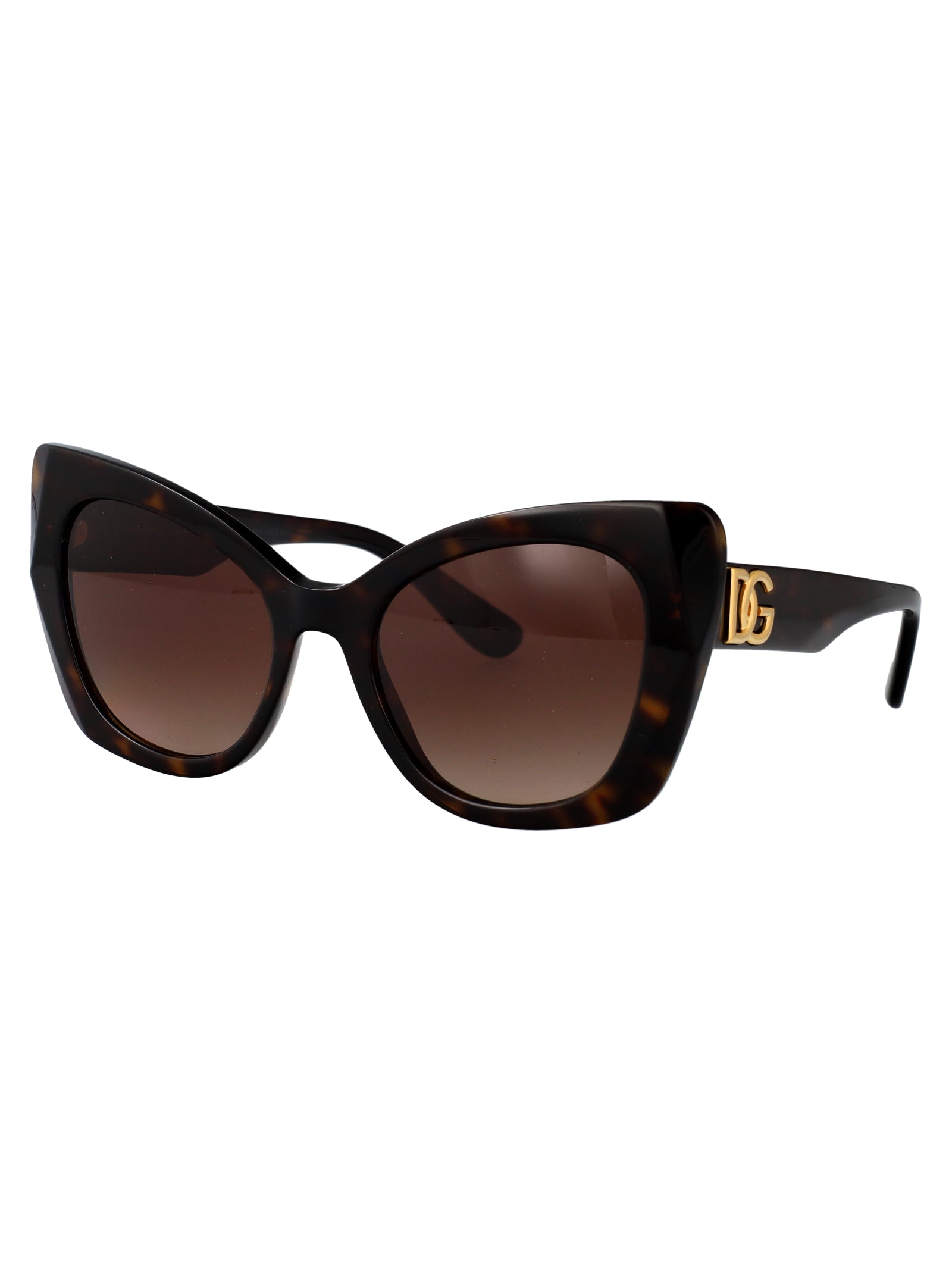 DOLCE & GABBANA Havana Acetate Sunglasses