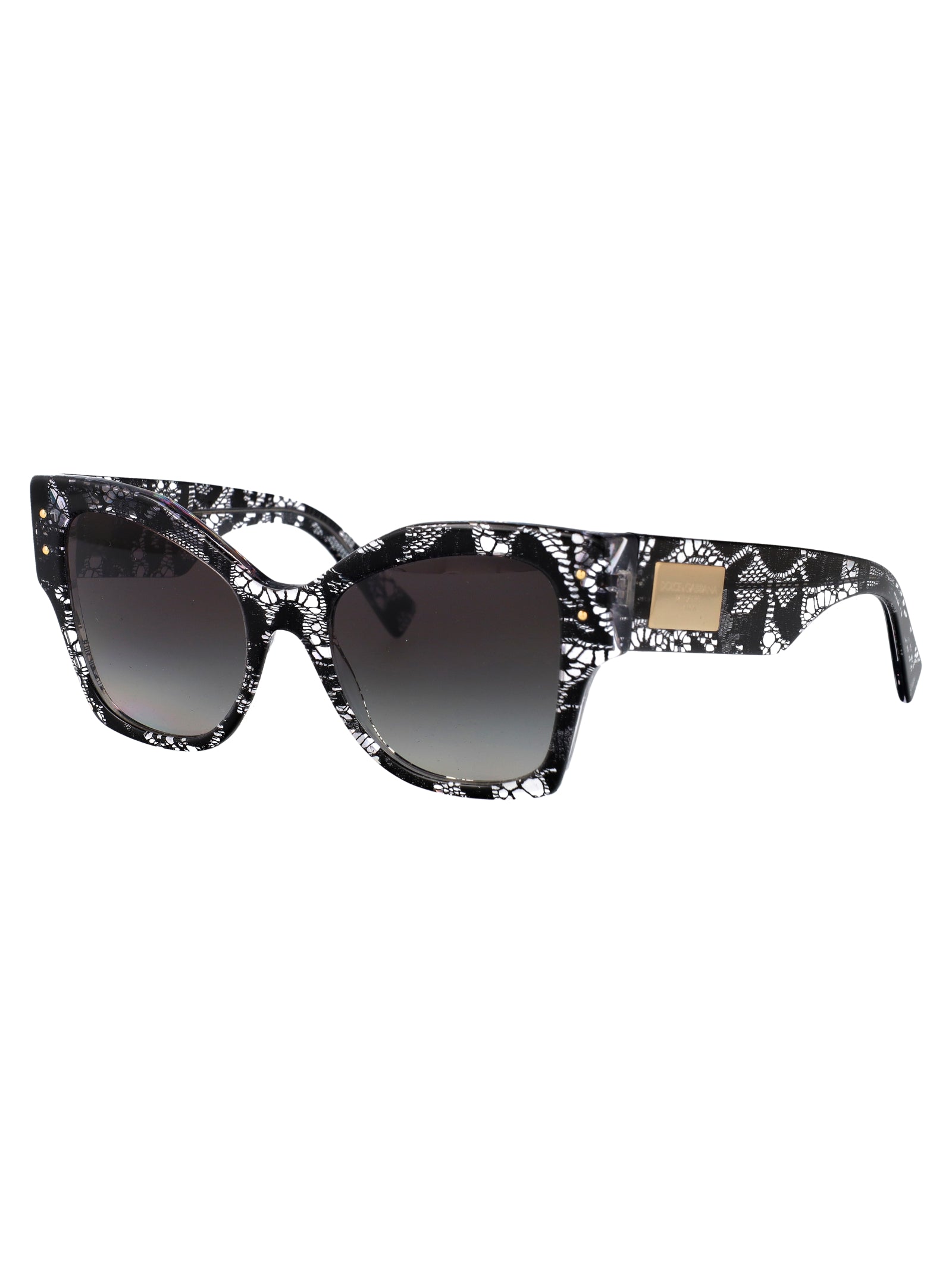 DOLCE & GABBANA Lace Acetate Sunglasses for Women - Perfect Accessory for SS25