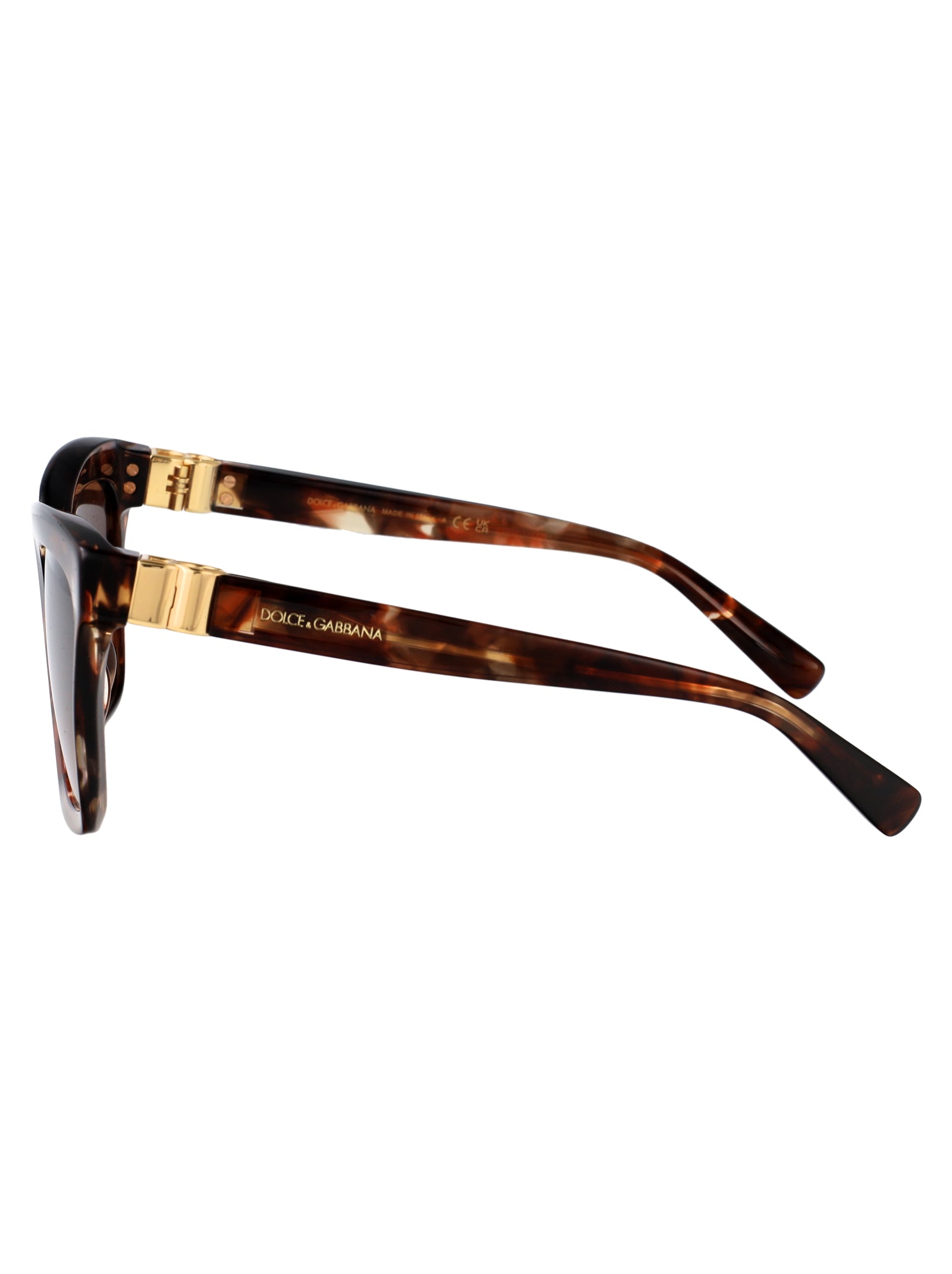 DOLCE & GABBANA Chic Havana Acetate Sunglasses - Women's Accessory
