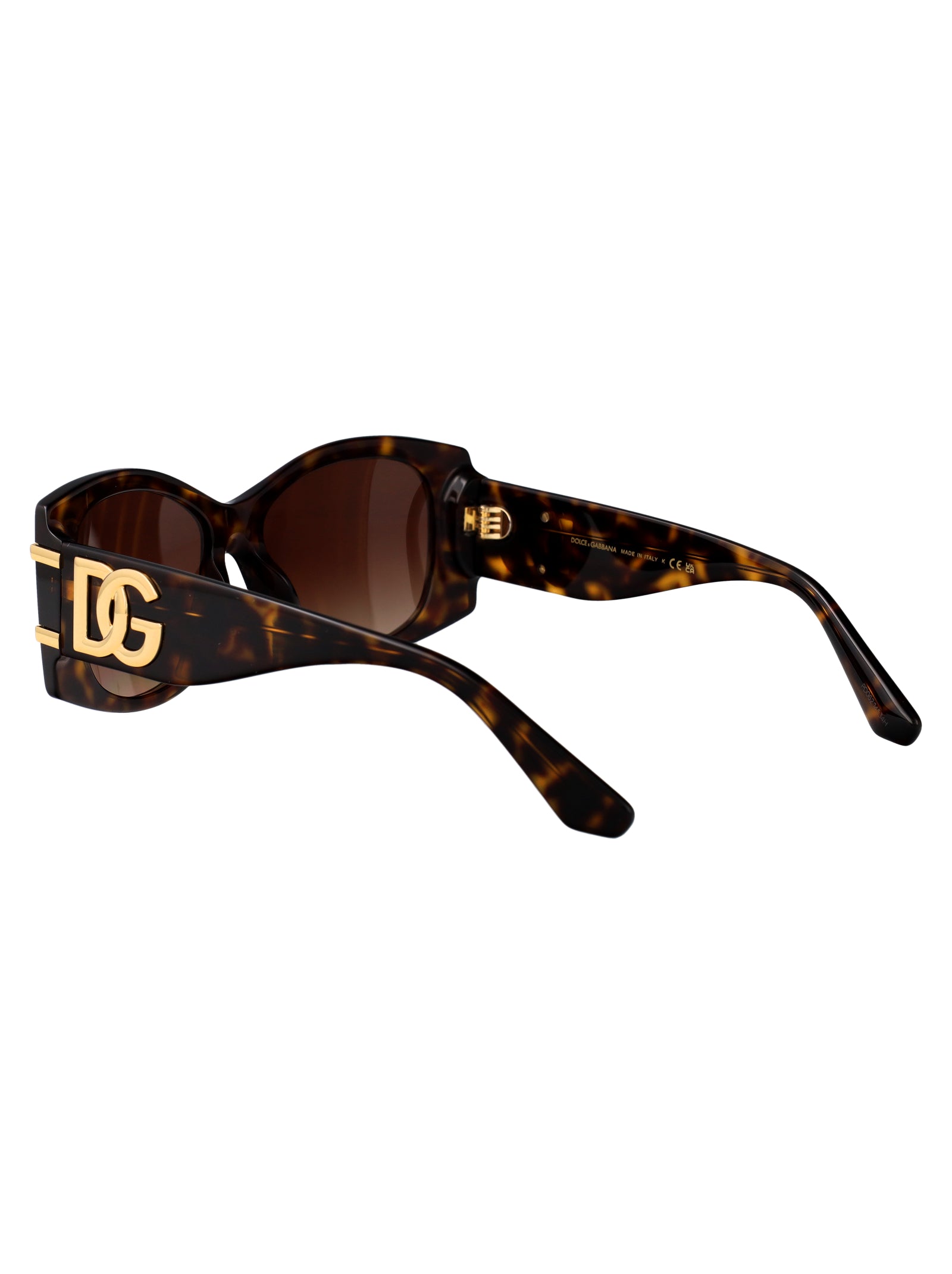 DOLCE & GABBANA Chic Havana Mini Acetate Sunglasses for Women