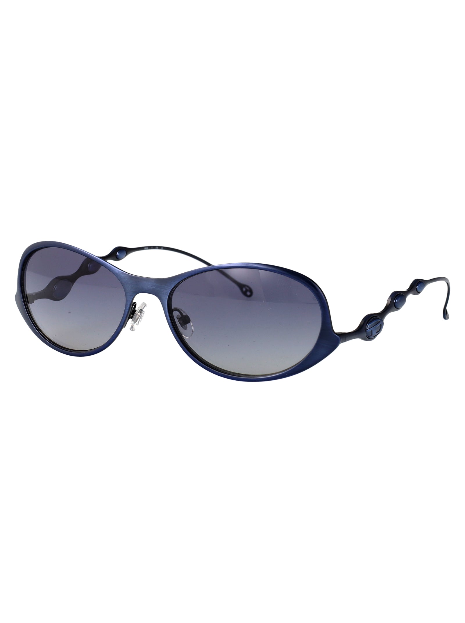 DIESEL Brushed Antique Metal Sunglasses - Unisex