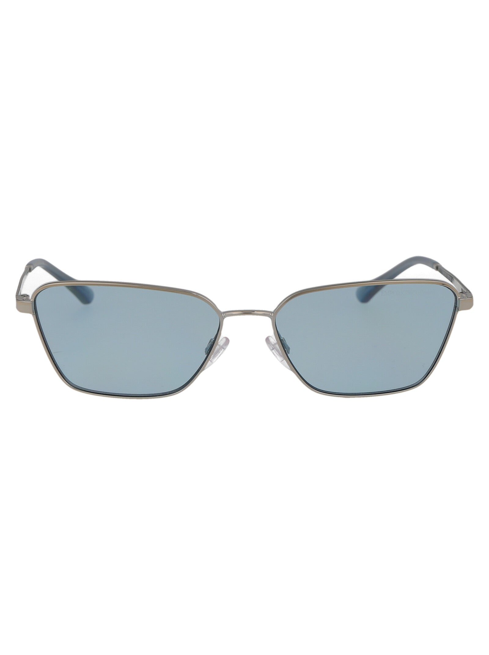 EMPORIO ARMANI Shiny Metal Sunglasses for Women - SS25 Collection