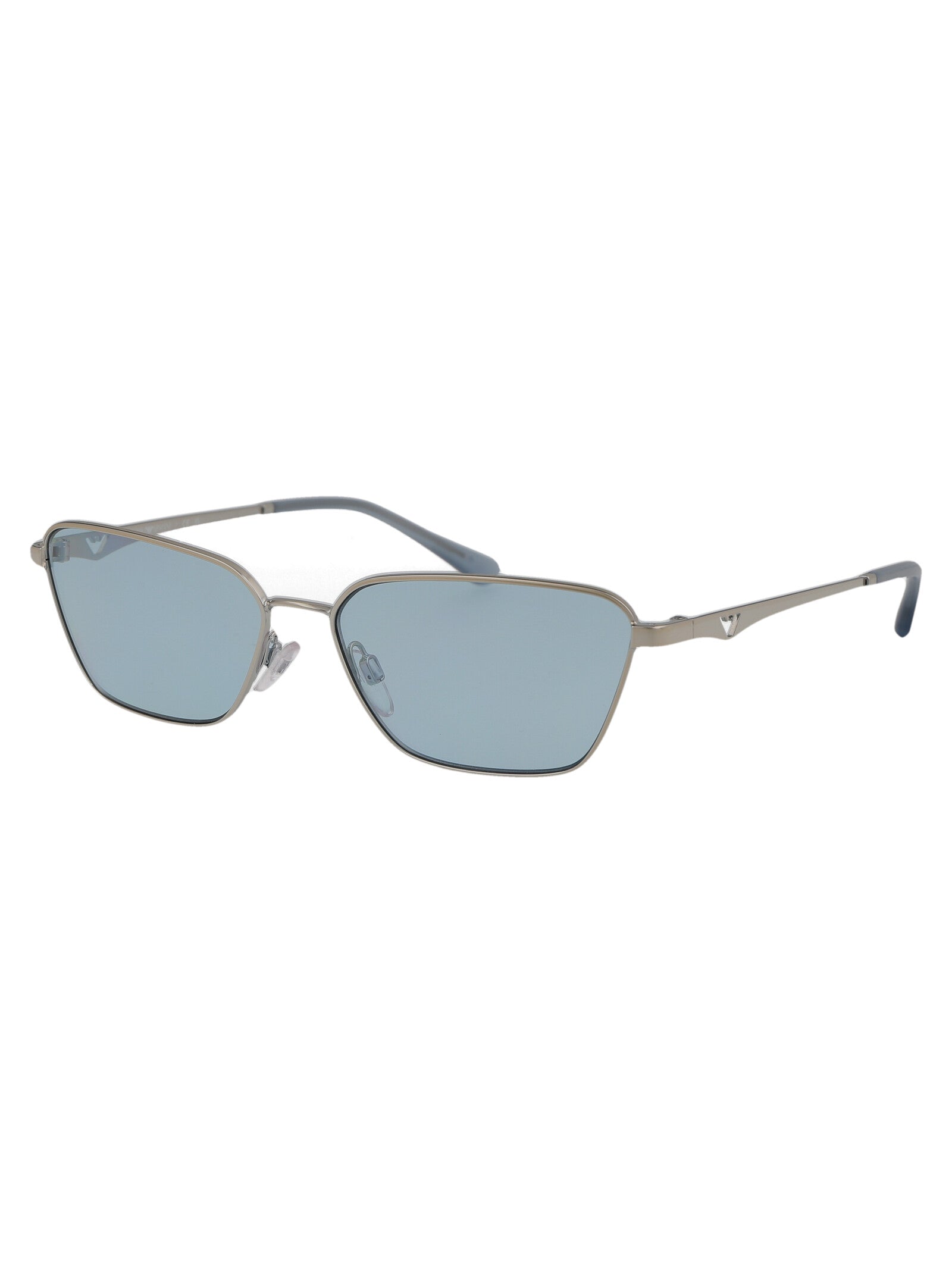 EMPORIO ARMANI Shiny Metal Sunglasses for Women - SS25 Collection