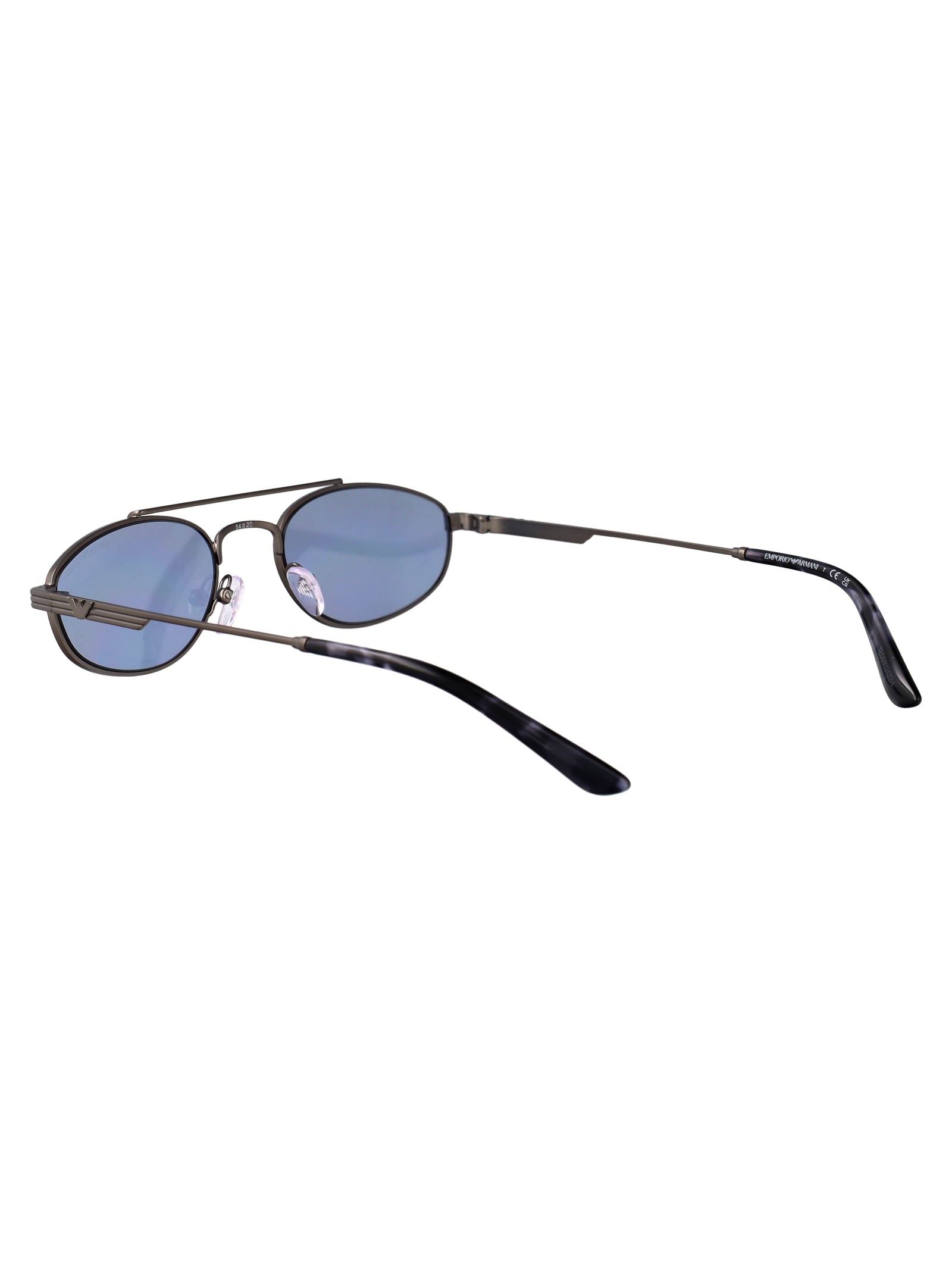EMPORIO ARMANI Sleek Metal Sunglasses for Men