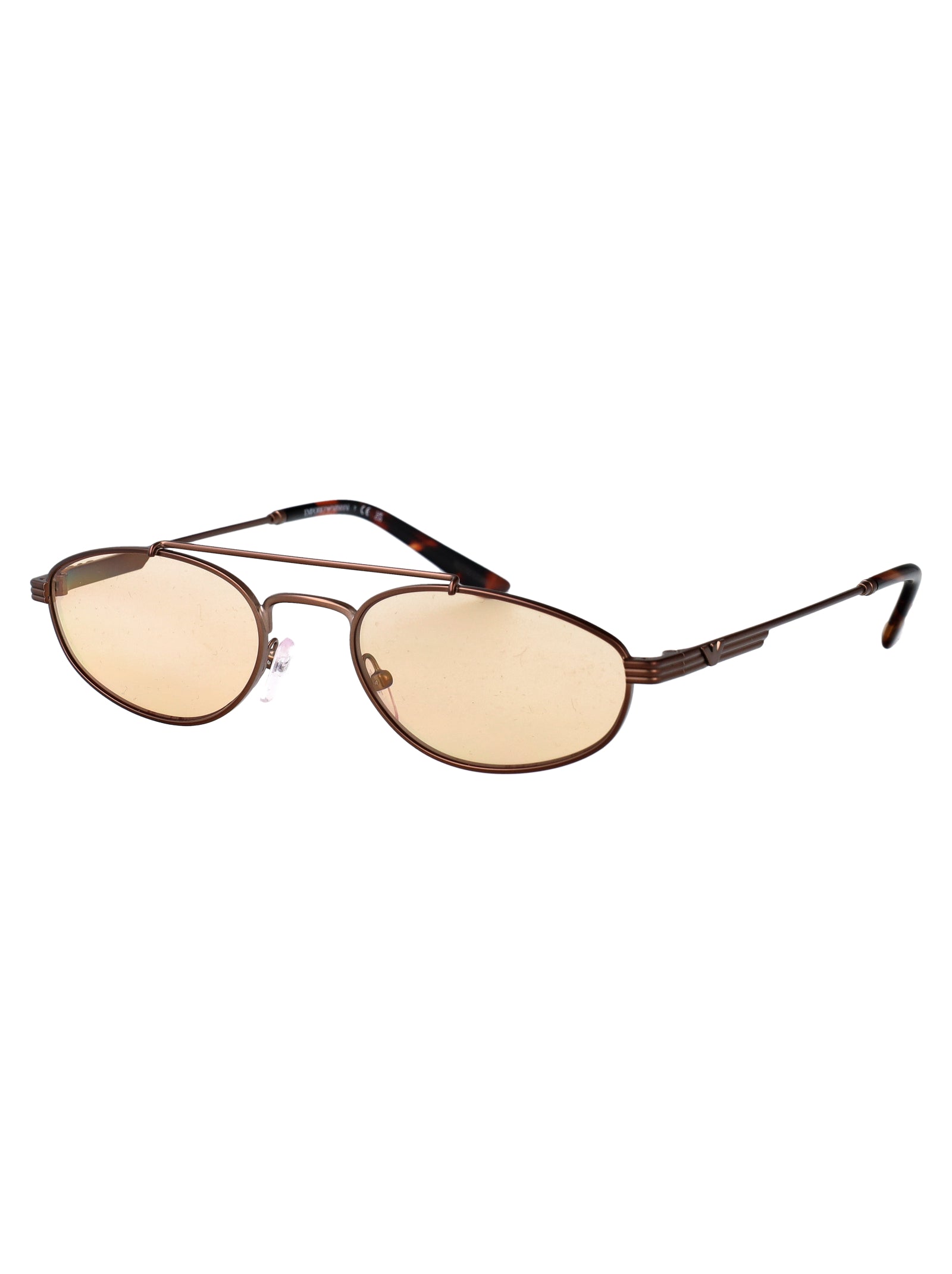 EMPORIO ARMANI Matte Metal Sunglasses for Men